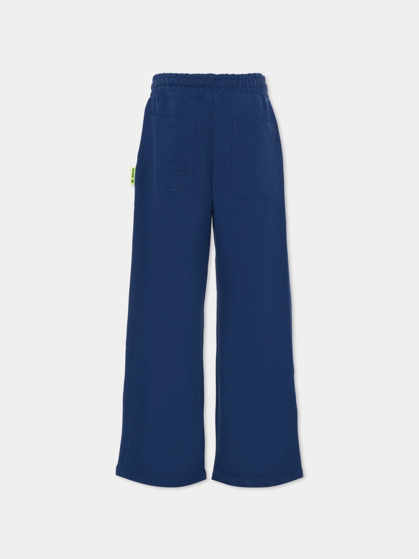 Pantaloni blu per bambini con scritta,Barrow,F5BKJUFP080 060