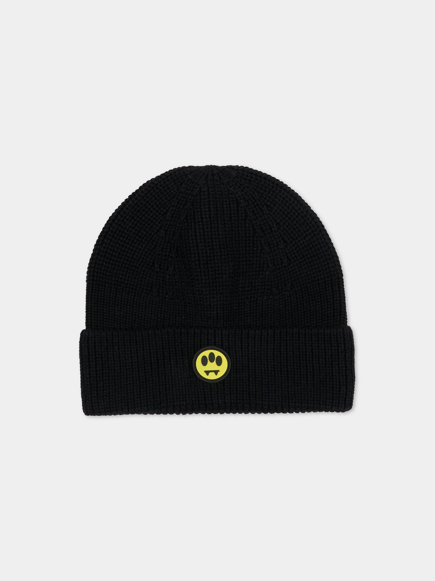 Berretto nero per bambini con smile,Barrow,F5BKJUHT073 110