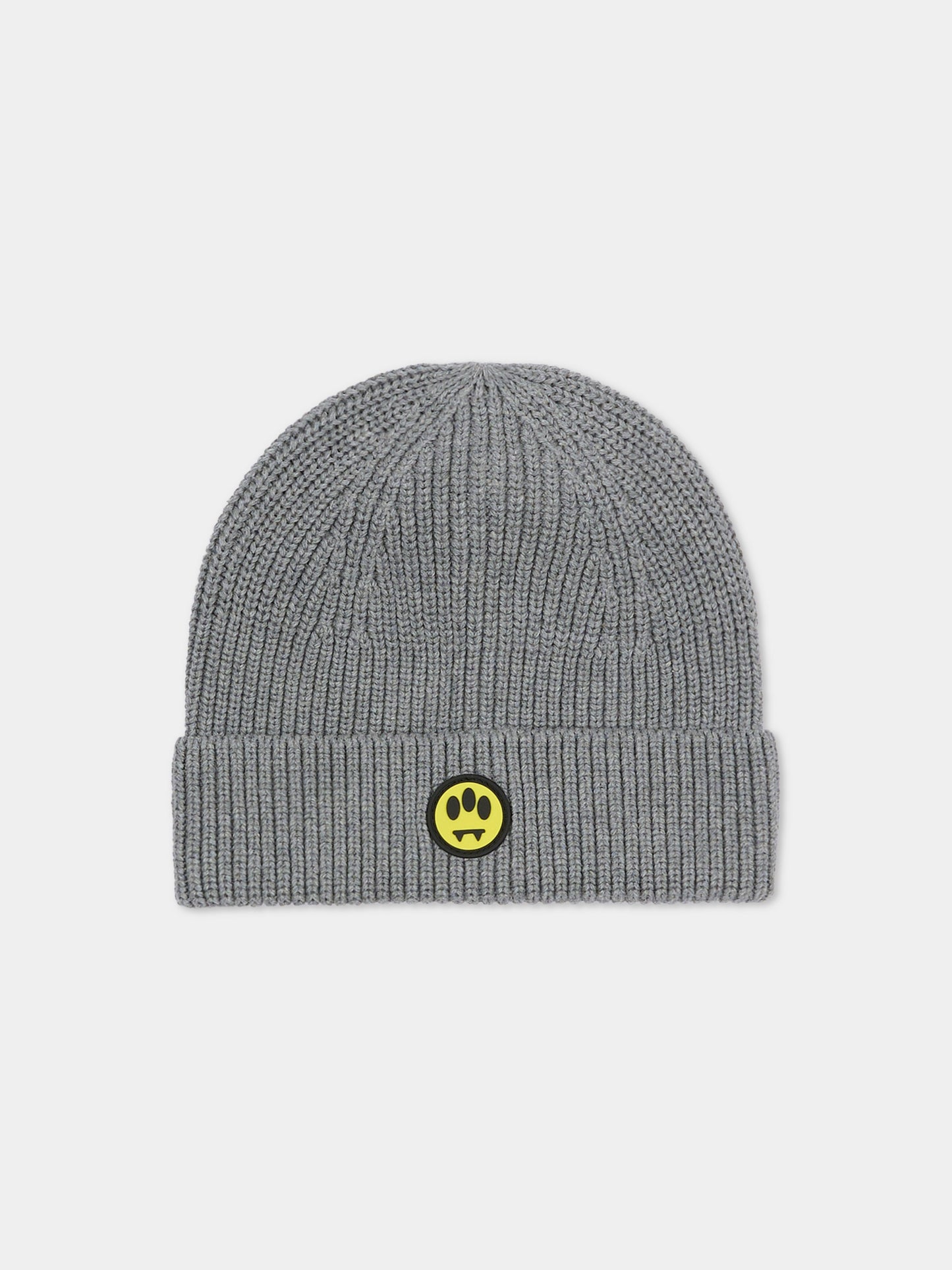 Berretto grigio per bambini con smile,Barrow,F5BKJUHT073 100