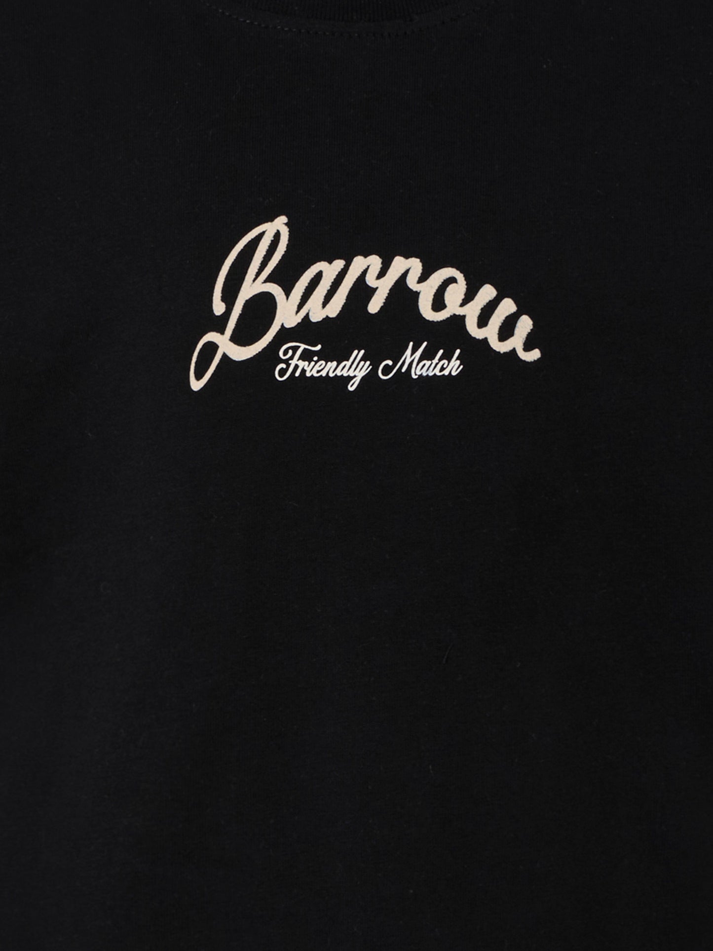 T-shirt nera per bambini con logo,Barrow,F5BKJUTH103 110