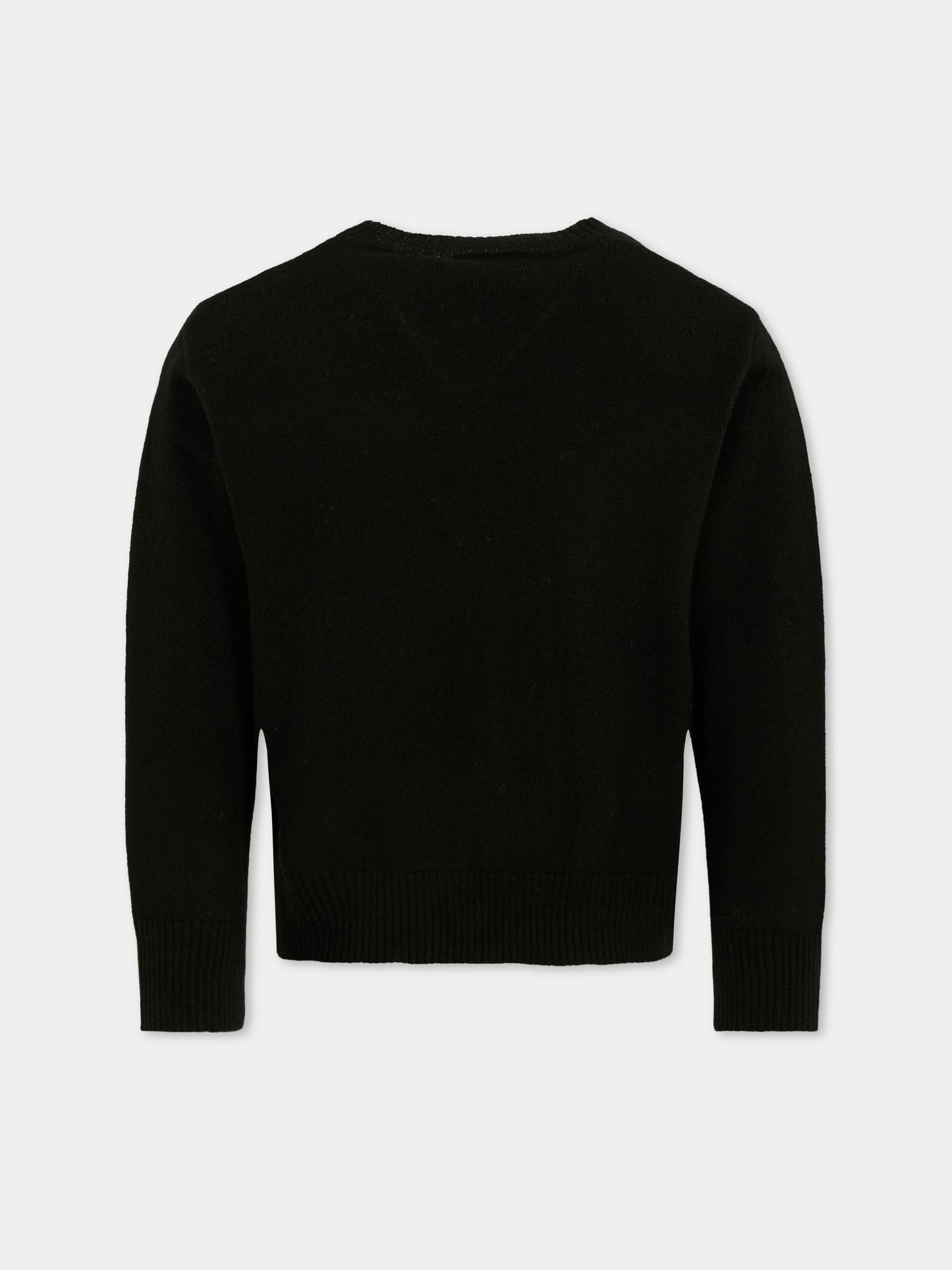 Maglione nero per bambino con logo,Dsquared2,DQ3071-D0AFF-DQ900