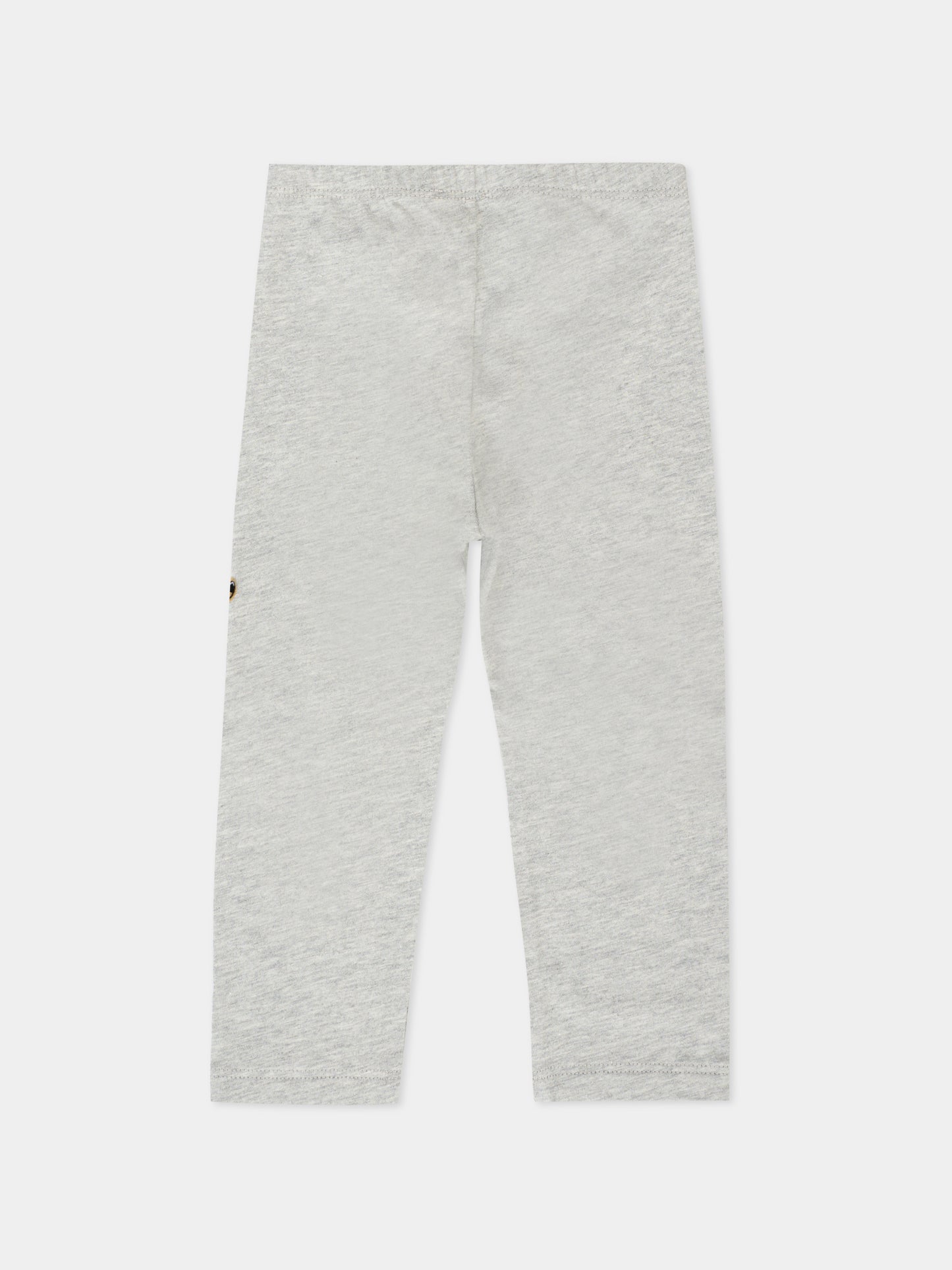 Leggings grigi per neonati con renna e logo,Dsquared2,DQ3102-D00MP-DQ911