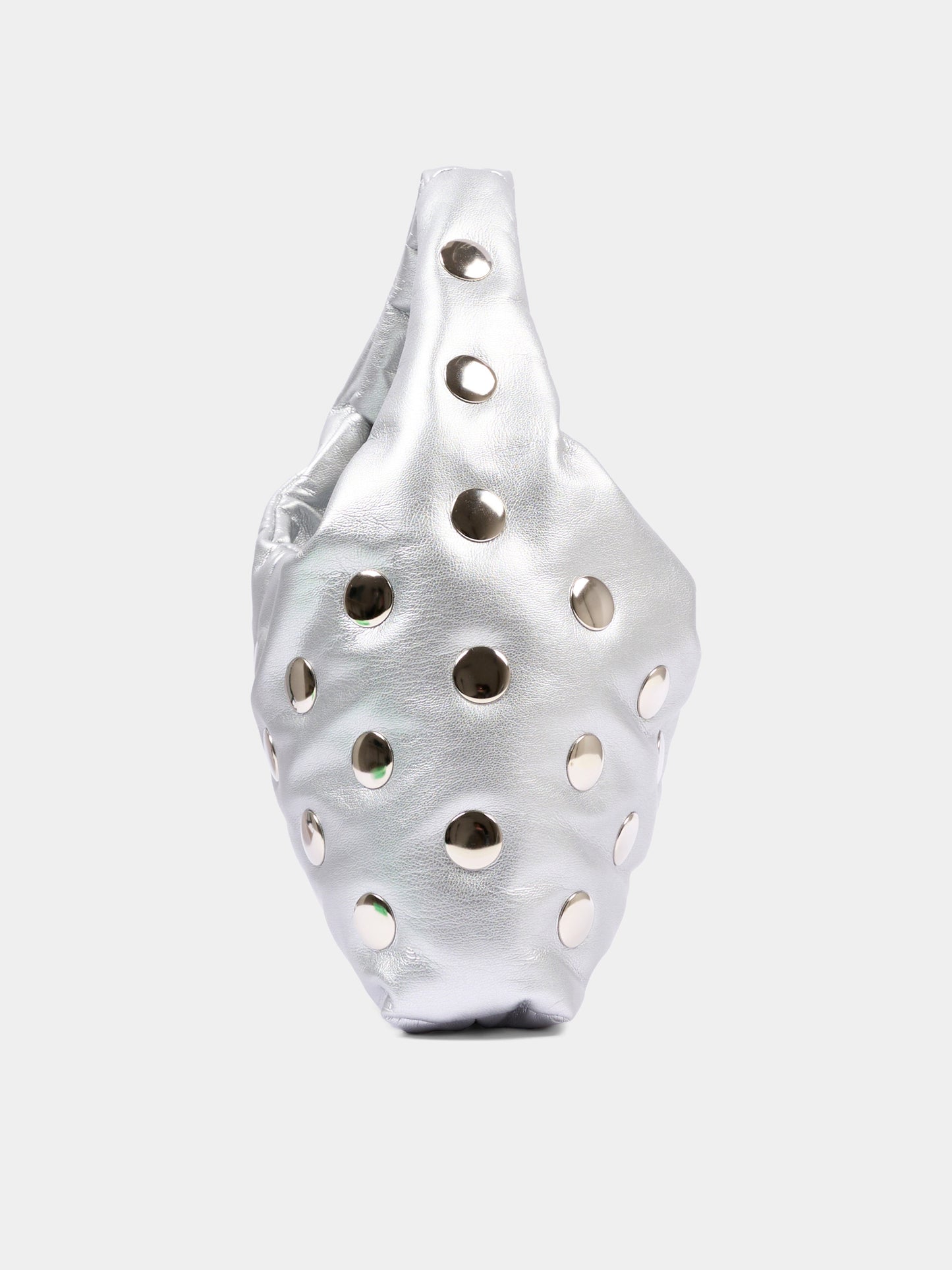 Borsa argento per bambina con borchie,Msgm Kids,F5MSJGBA095 122