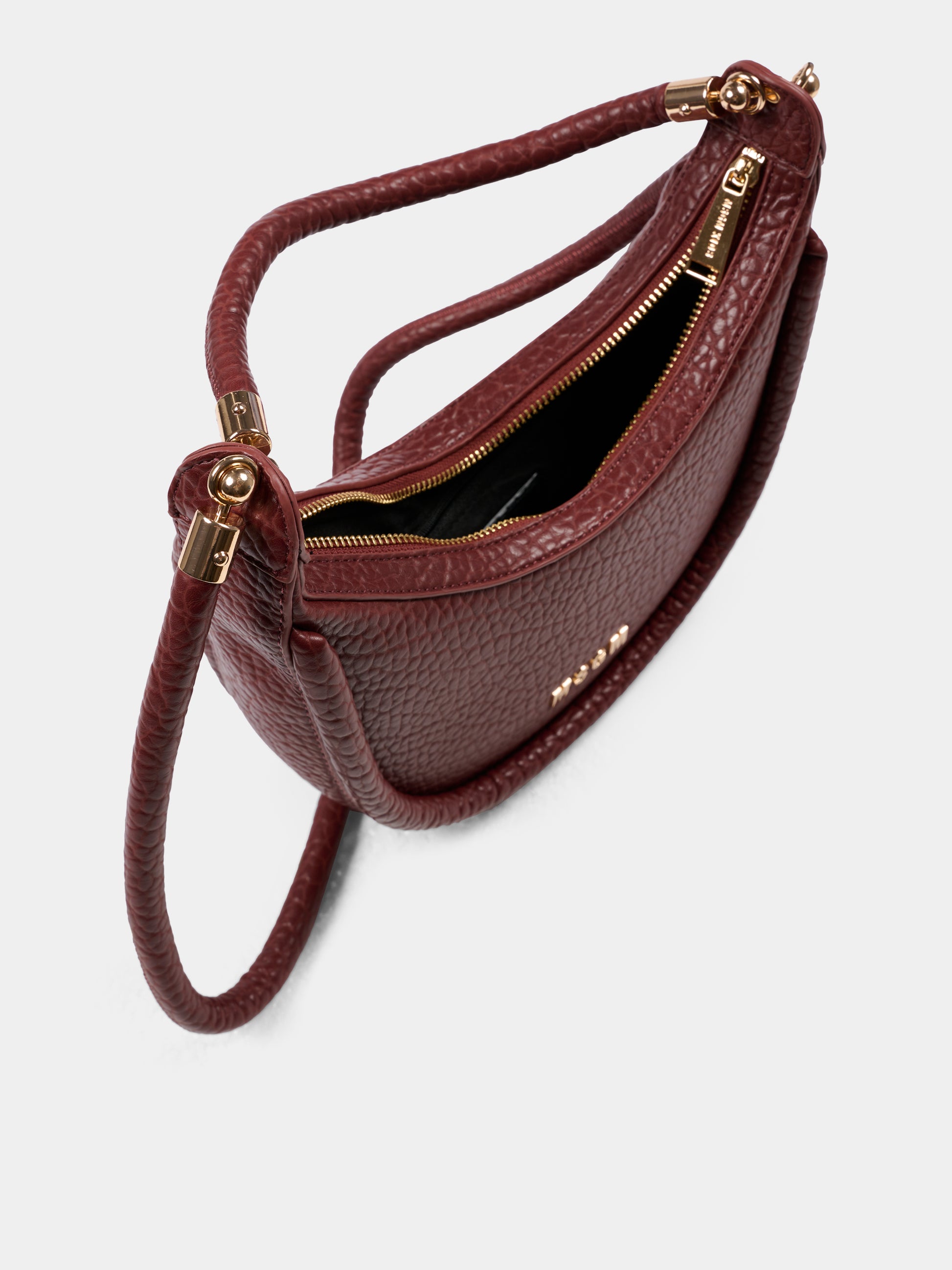 Borsa bordeaux per bambina con logo,Msgm Kids,F5MSJGBA096 MS034