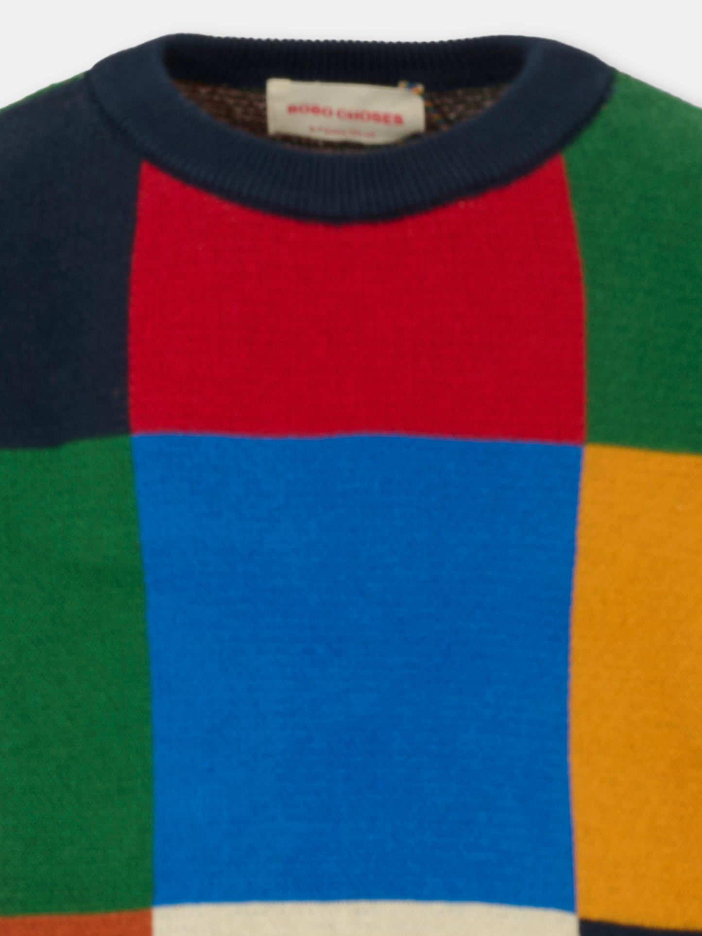 Maglione multicolor per bambini con logo,Bobo Choses,B225AC110