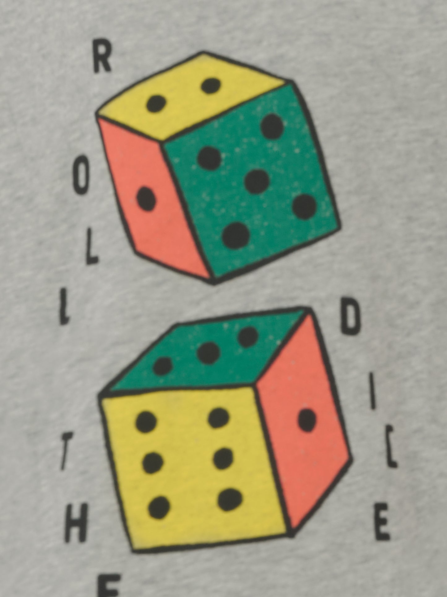T-shirt grigia per bambini con dadi,Bobo Choses,B225AC015
