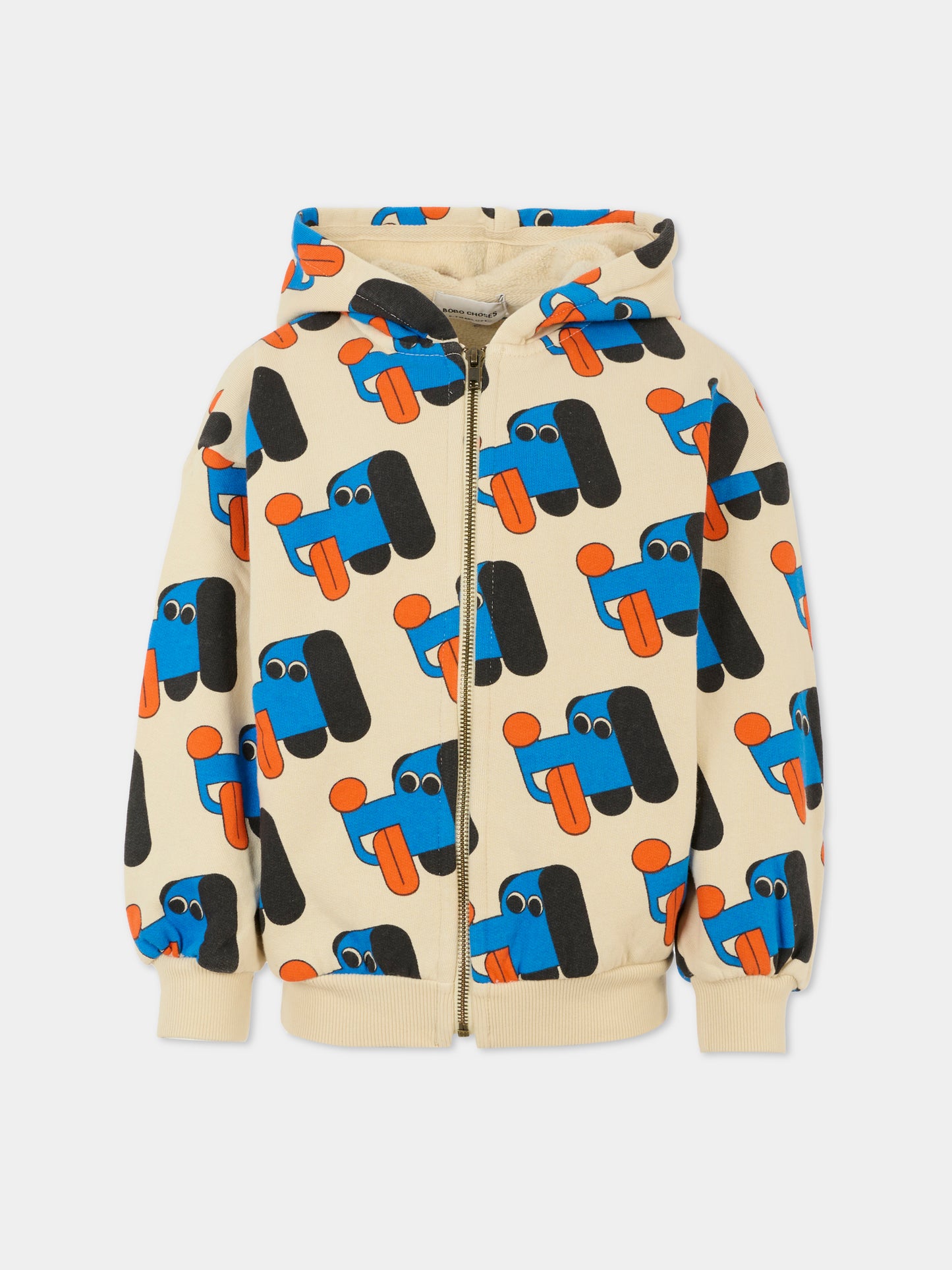 Felpa beige per bambino con cane,Bobo Choses,B225AC049