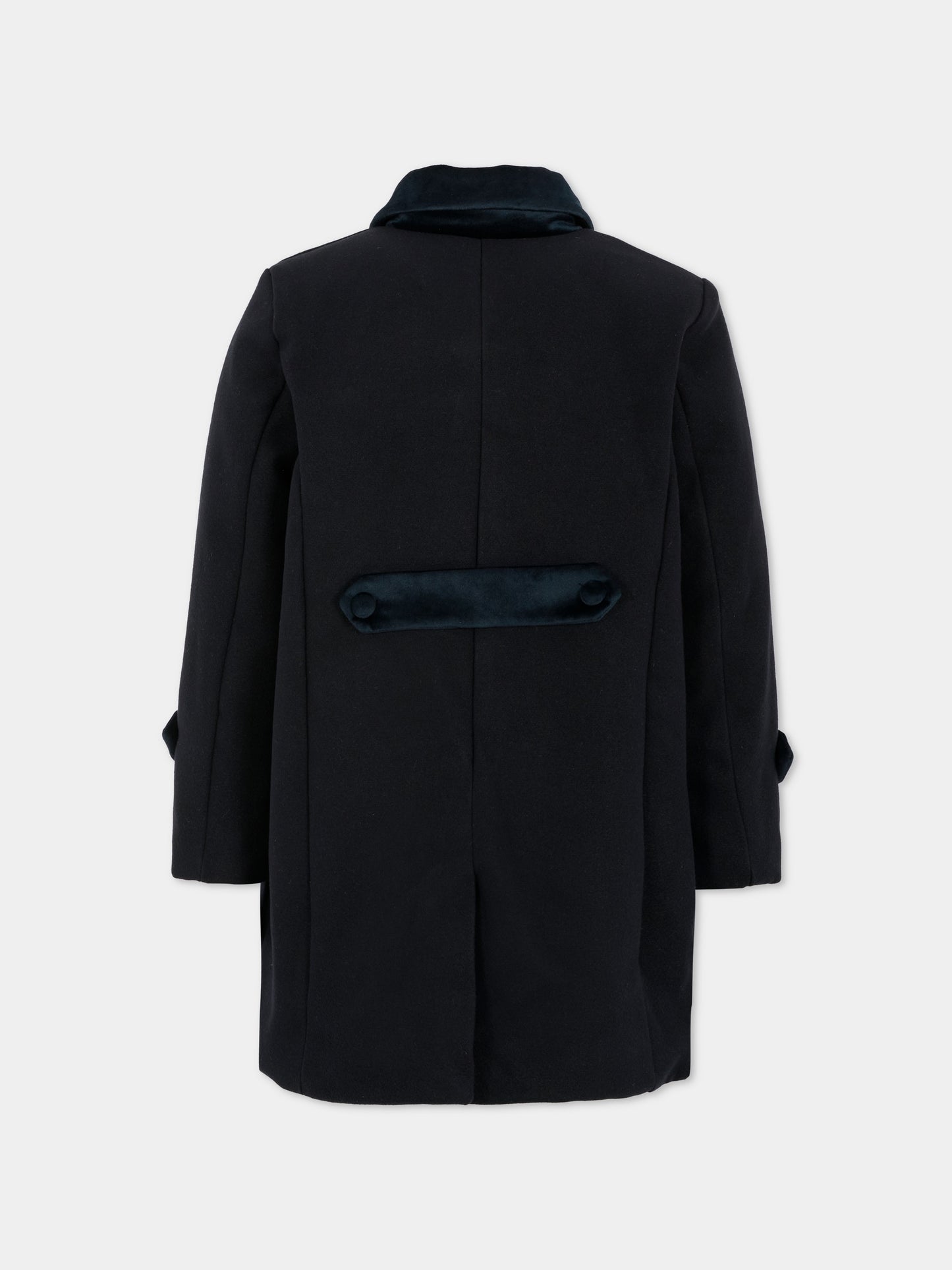 Cappotto blu per bambino,Patachou,PAP CA4133380 360