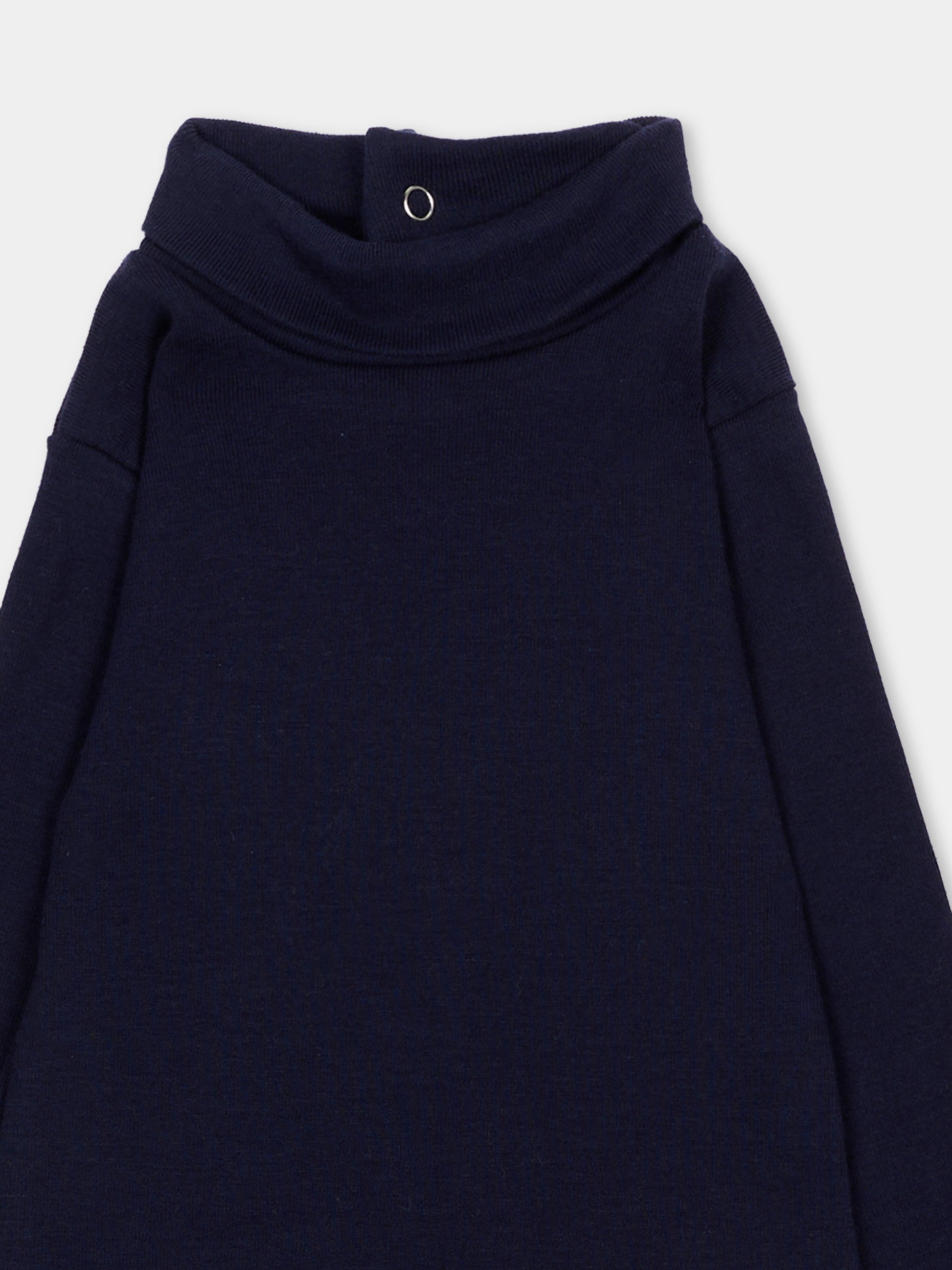 Body blu per neonata con logo,Petit Bateau,A0DX5 02