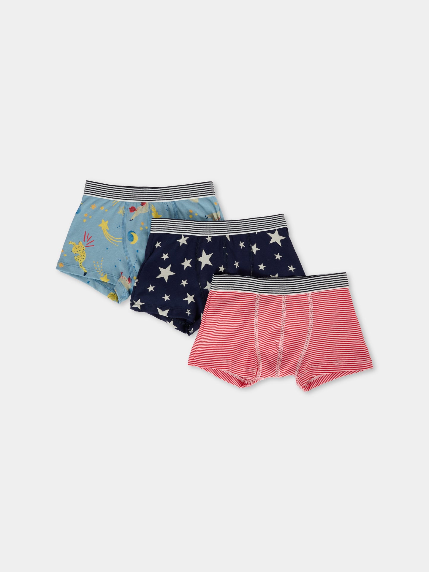 Set boxer multicolor per bambino,Petit Bateau,A0DYY 00
