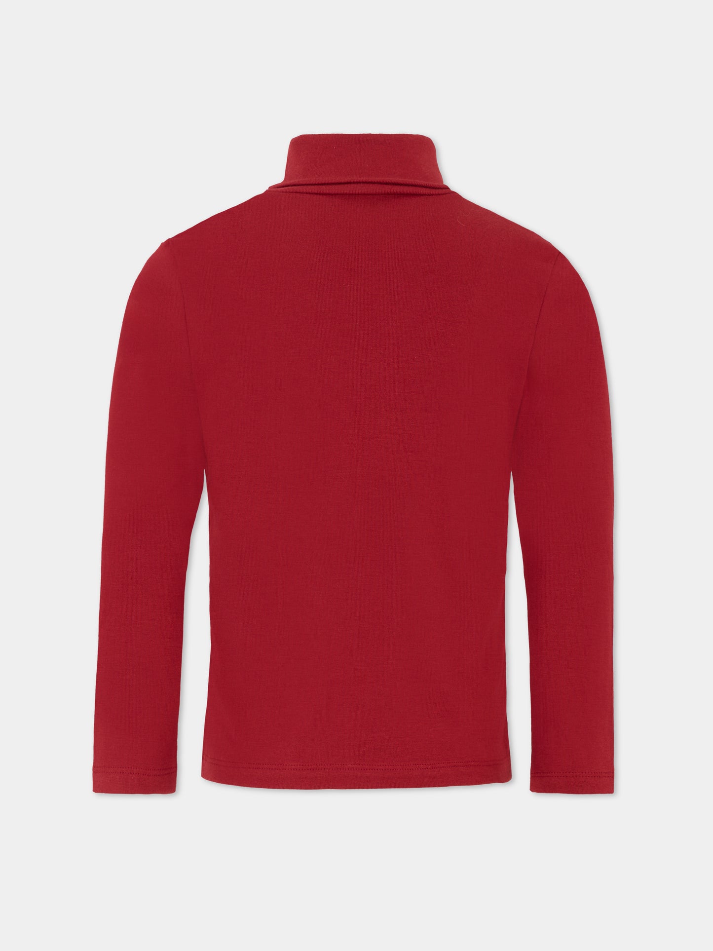 Dolcevita bordeaux per bambini con logo,Petit Bateau,A0EF5 67