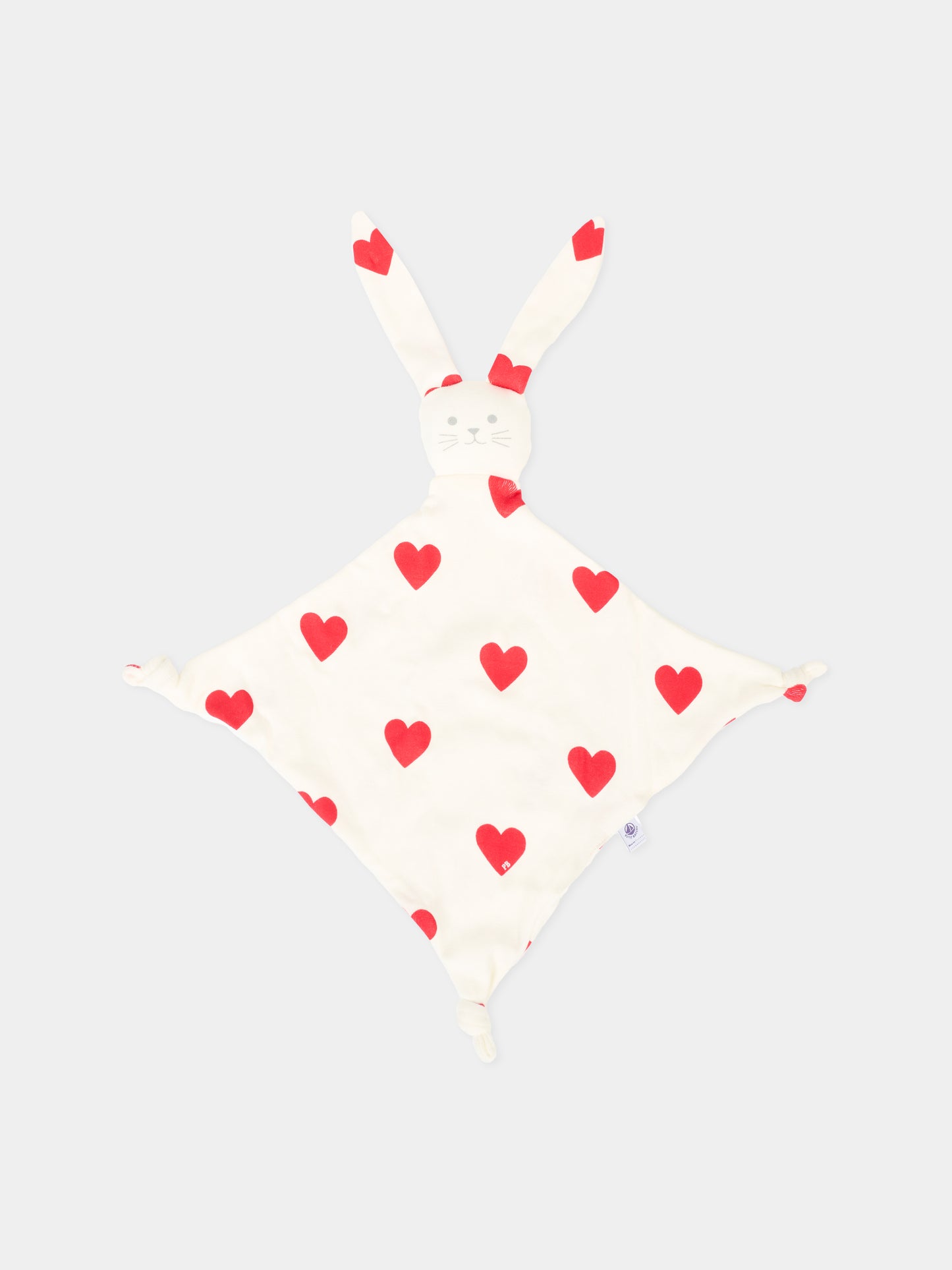 Set pigiama bianco per neonati con cuori,Petit Bateau,A0CJ8 00