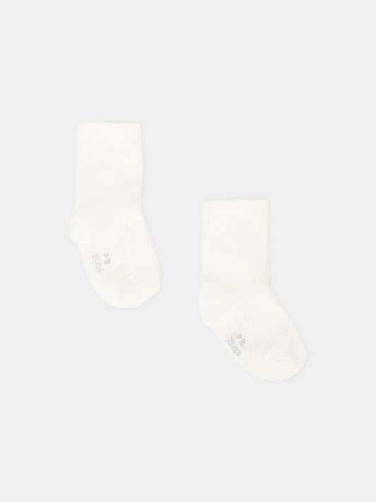 Set calzini bianchi per neonati,Petit Bateau,A0CFR 01