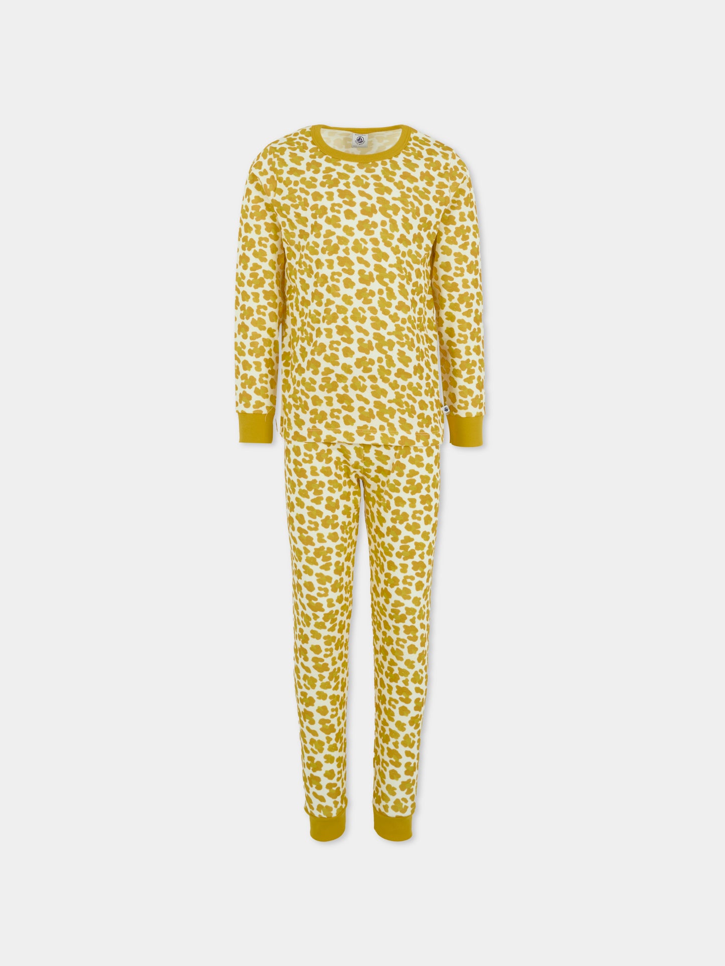 Pigiama giallo per bambini con maschera,Petit Bateau,A0DQV 01