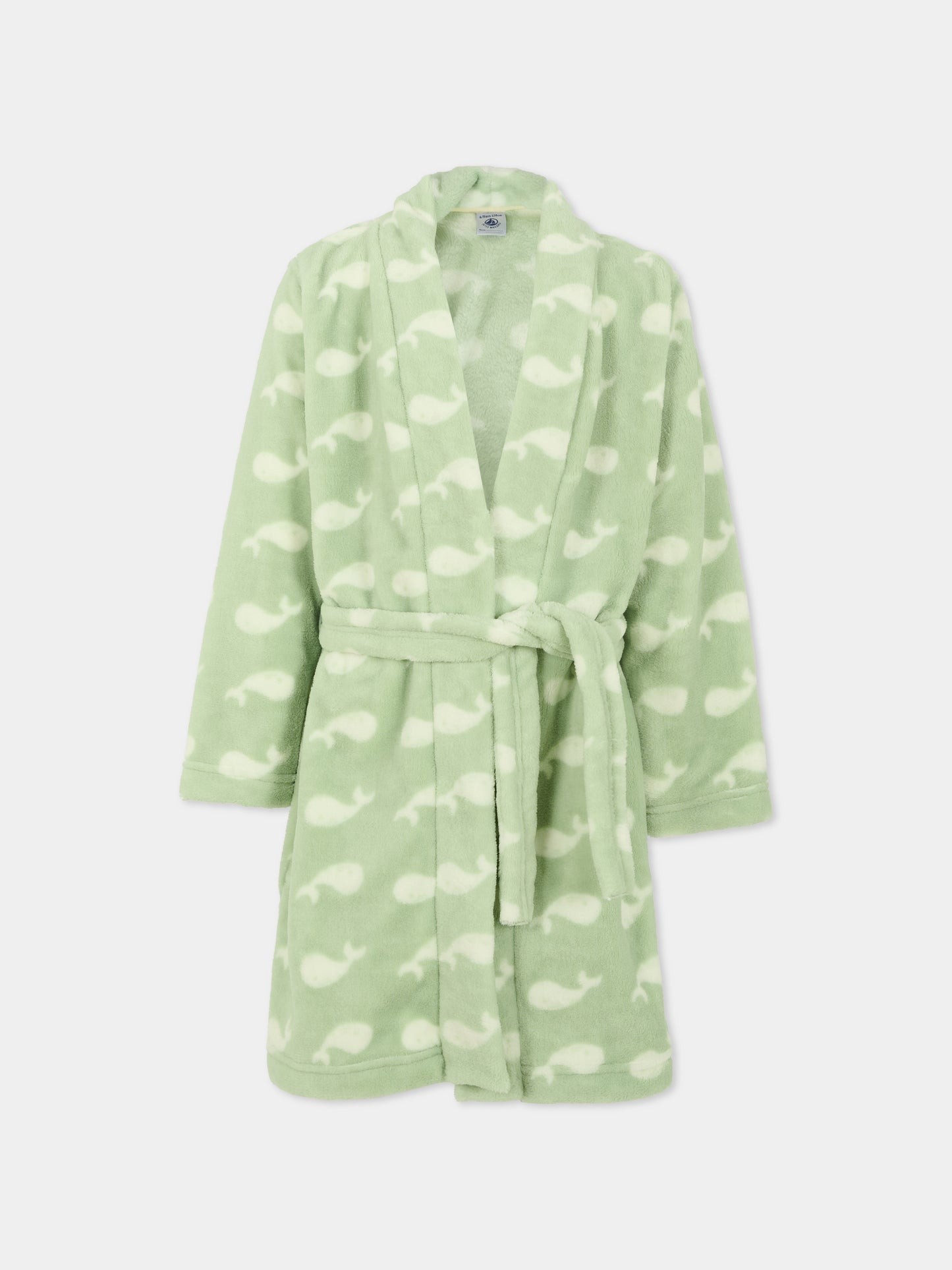 Vestaglia verde per bambini con balena,Petit Bateau,A0DS6 01