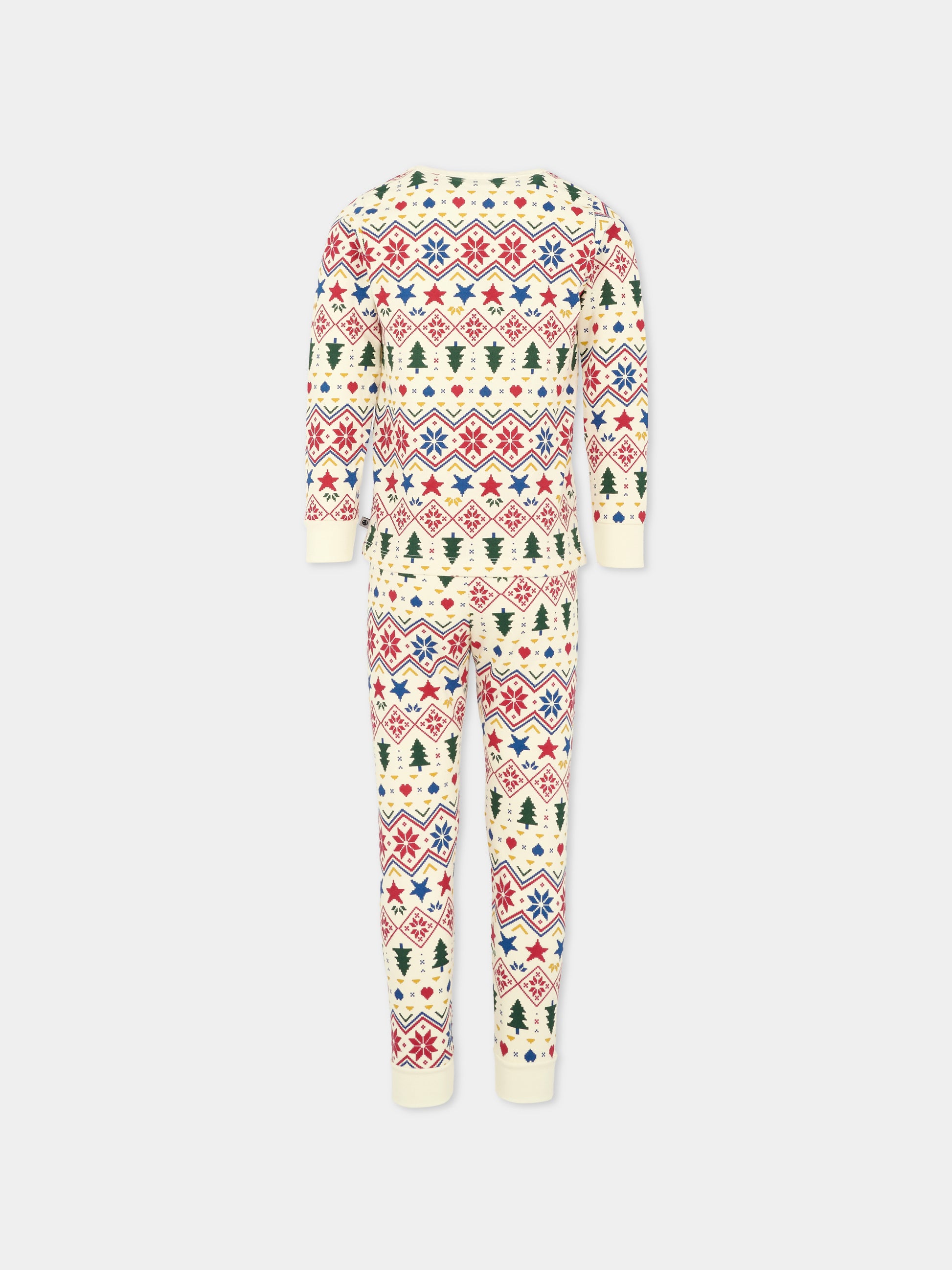 Pigiama multicolor per bambini con motivo natalizio,Petit Bateau,A0DW5 01