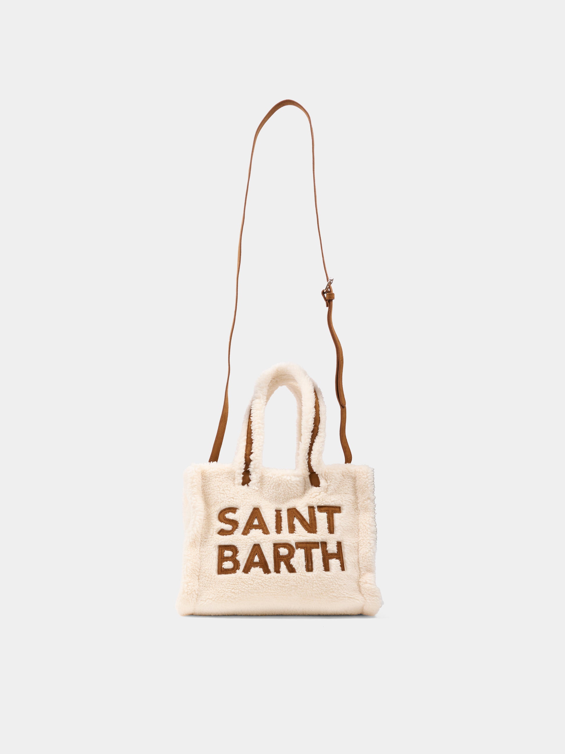 Borsa Colette avorio per bambina con logo,Mc2 Saint Barth,COL0032 - 01477I
