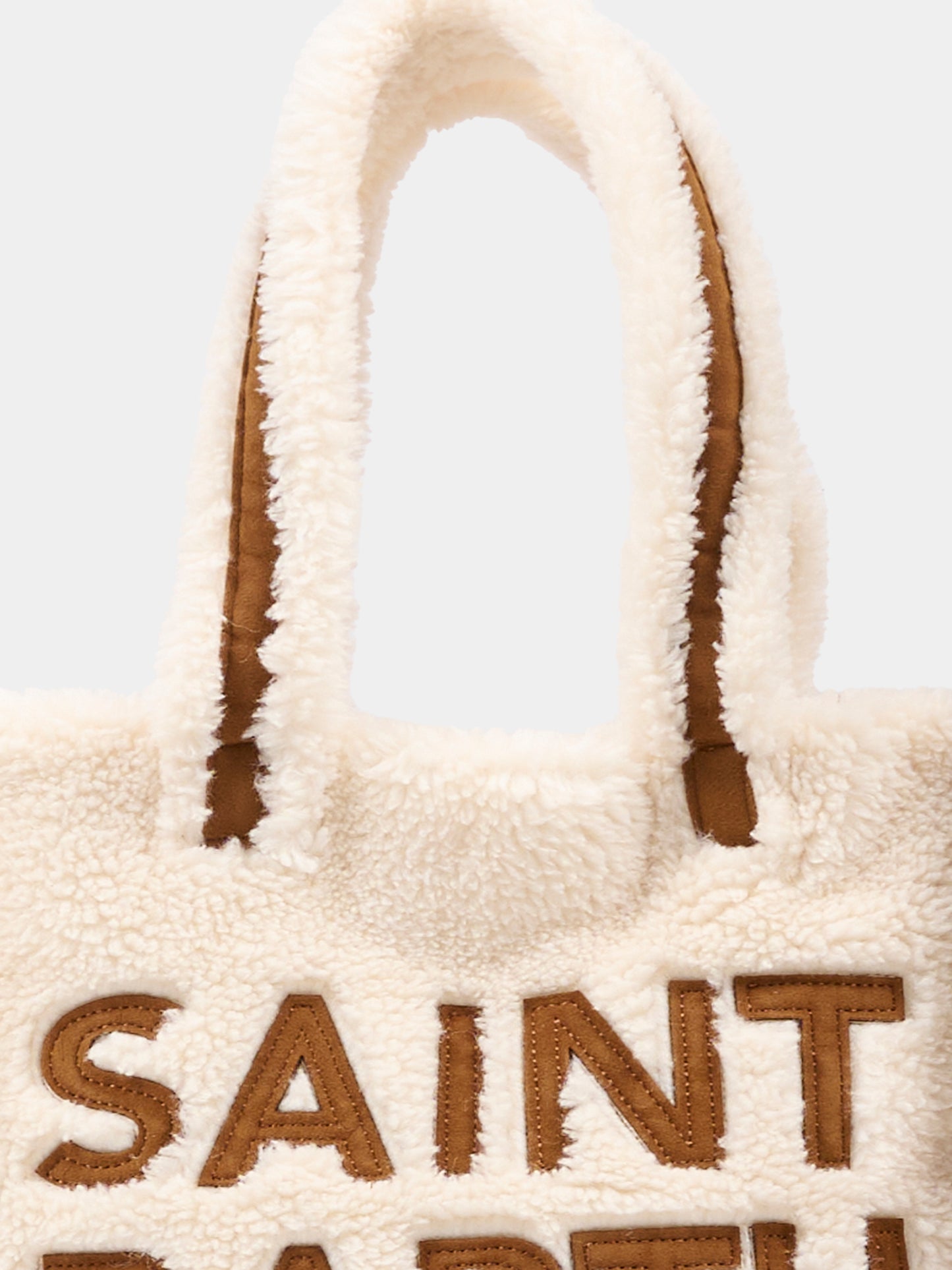 Borsa Colette avorio per bambina con logo,Mc2 Saint Barth,COL0032 - 01477I