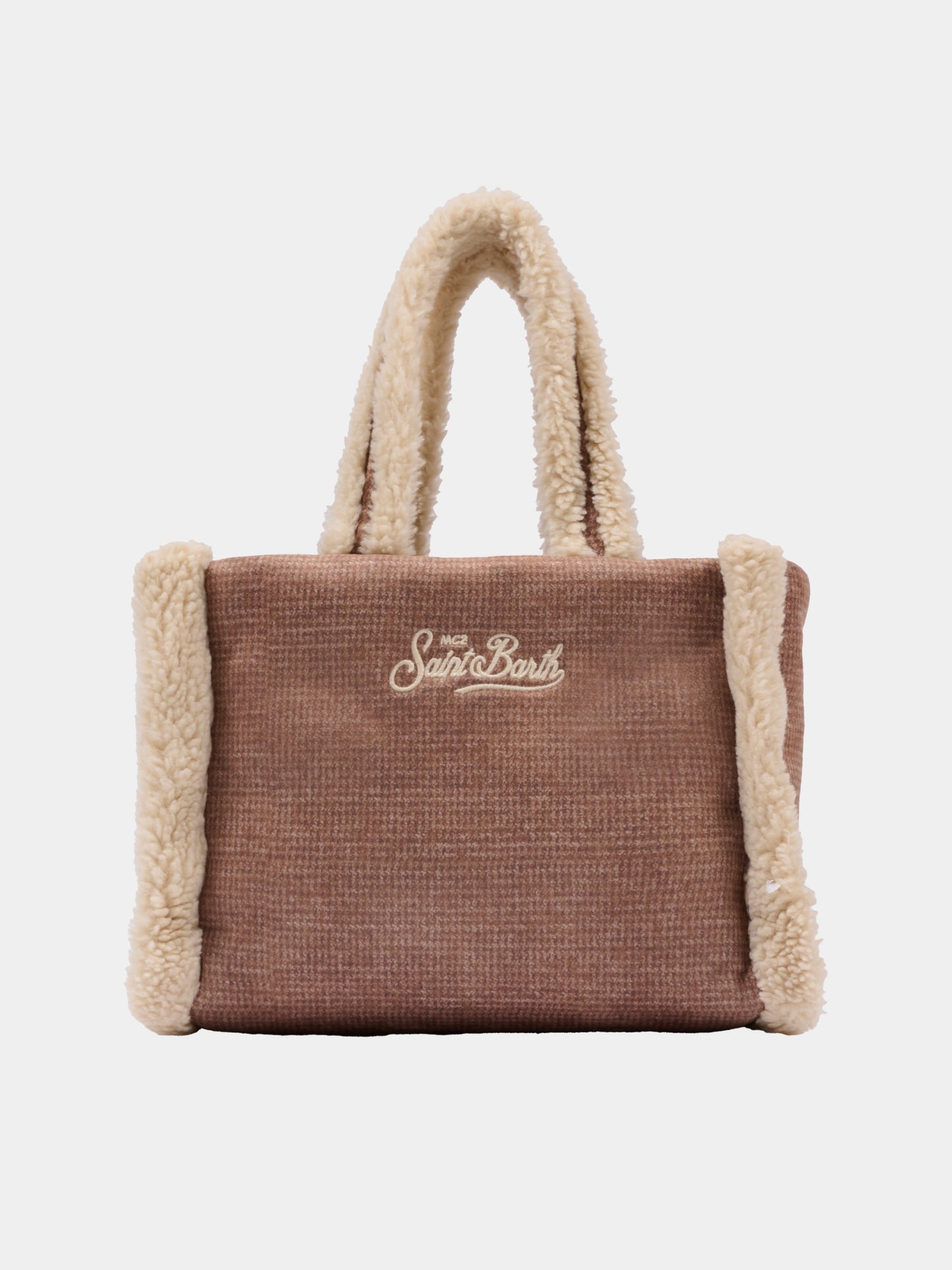 Borsa Colette marrone per bambina con logo,Mc2 Saint Barth,COL0031 - 00285I