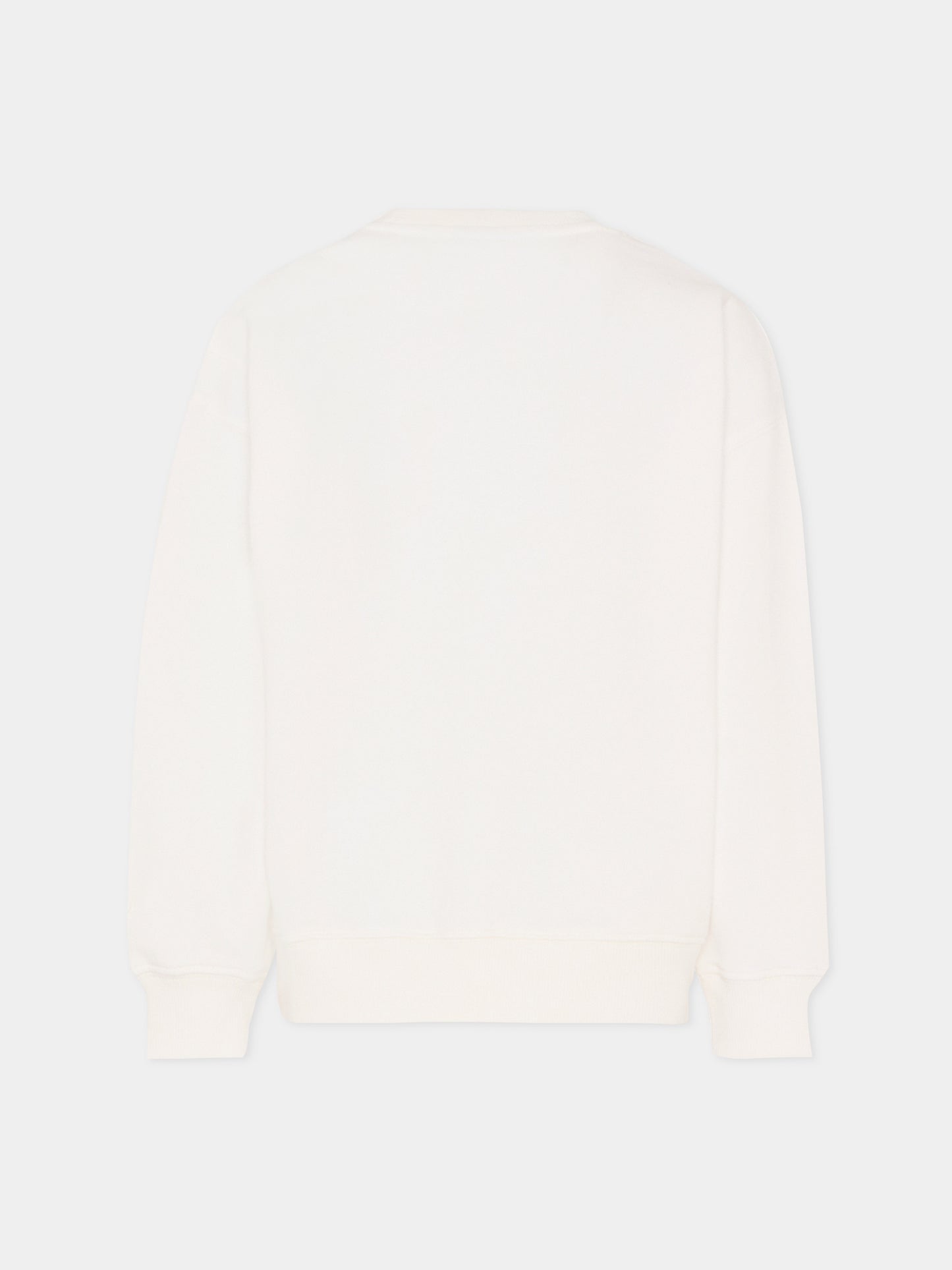 Felpa bianca per bambini con omino pan di zenzero,Mc2 Saint Barth,BRN0002 - 01461I