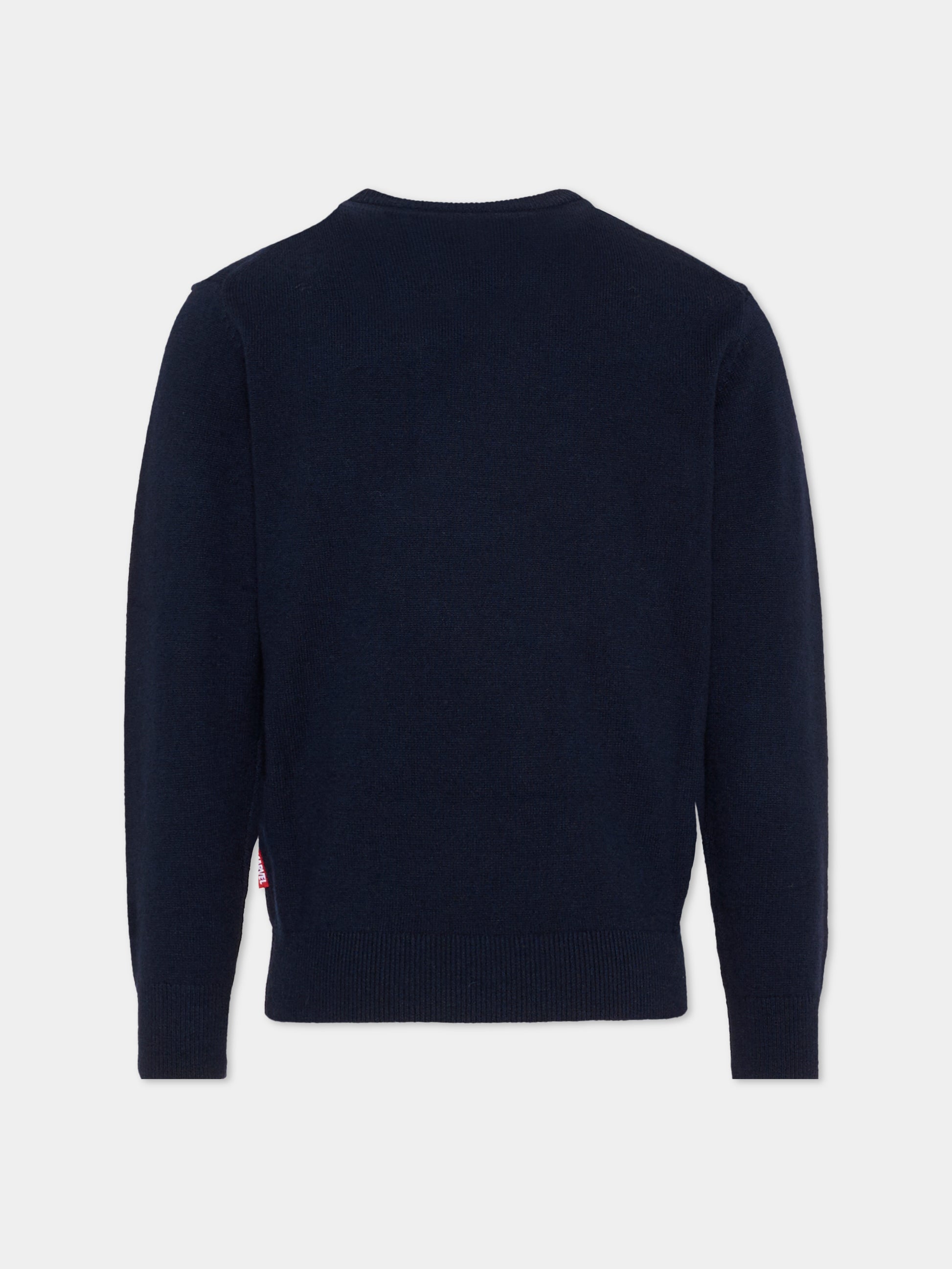 Maglione blu per bambino con Captain America,Mc2 Saint Barth,DOU0001 - 02453I