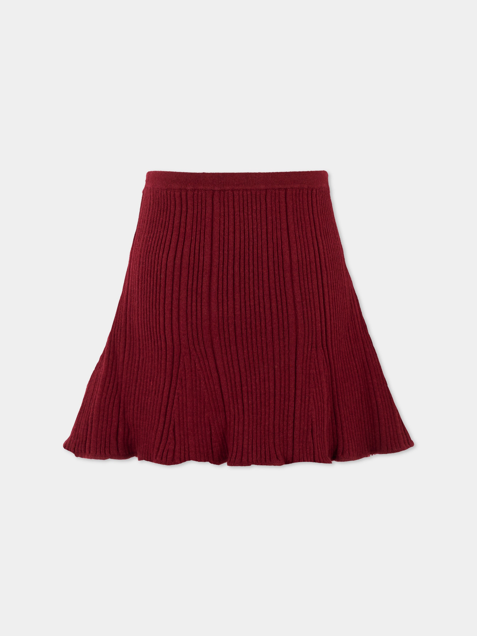 Gonna bordeaux per bambina,Self-portrait,AW25-700SK-BU