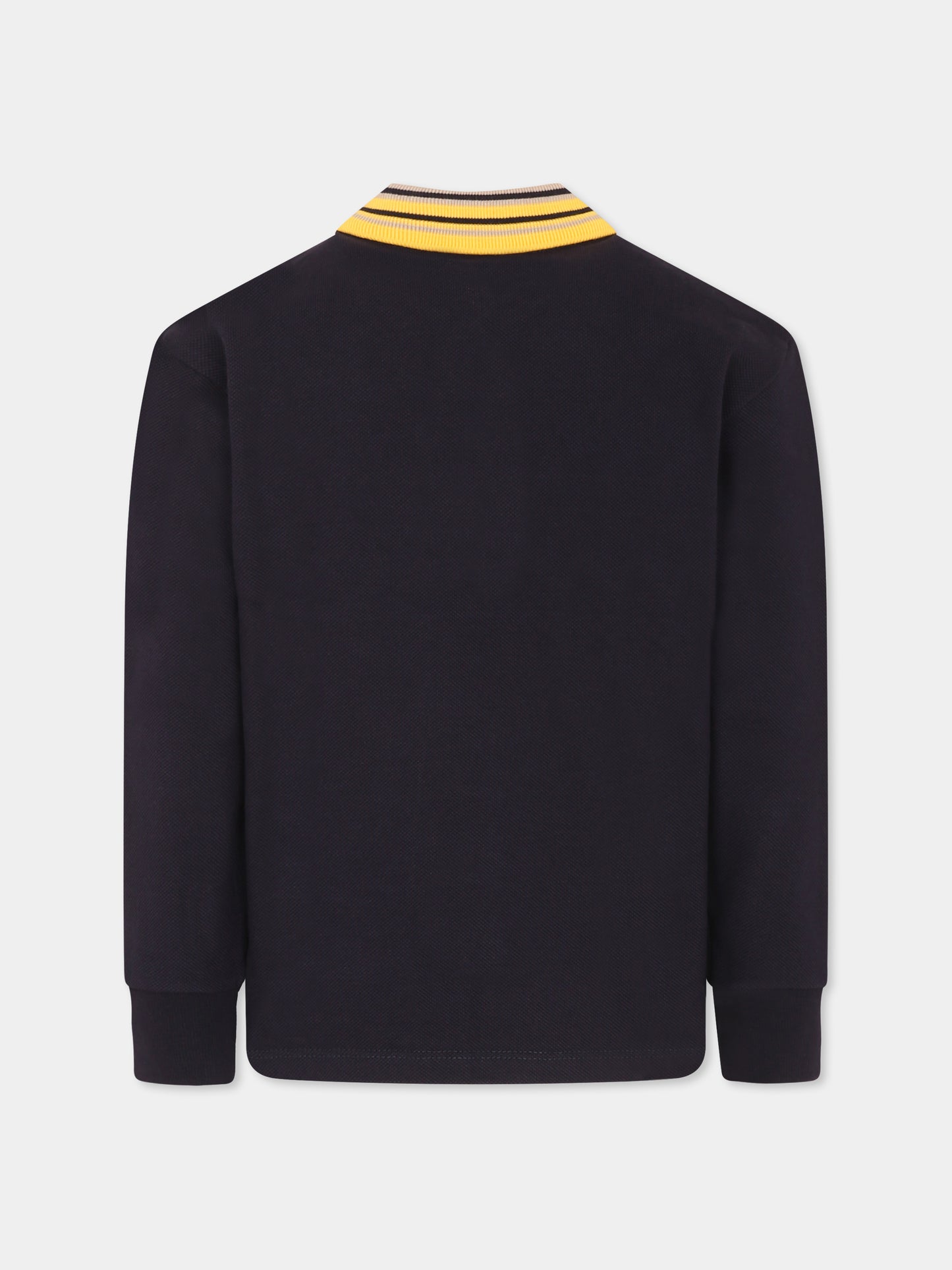 Polo blu per bambino con logo,Versace,1018281 1A13072 2UV70