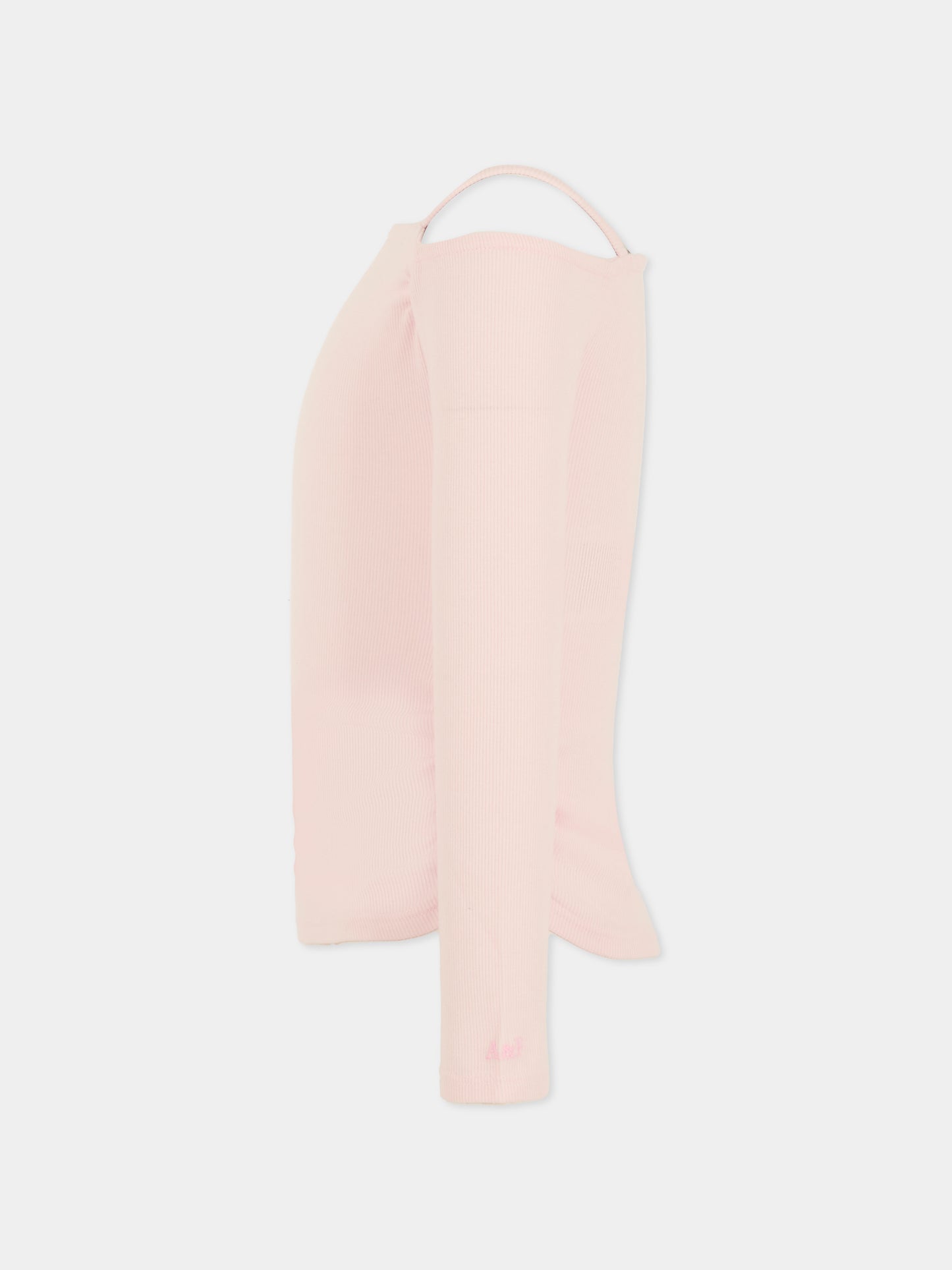 T-shirt rosa per bambina con logo,Abercrombie & Fitch,AF43AG41 43AG41 ADM