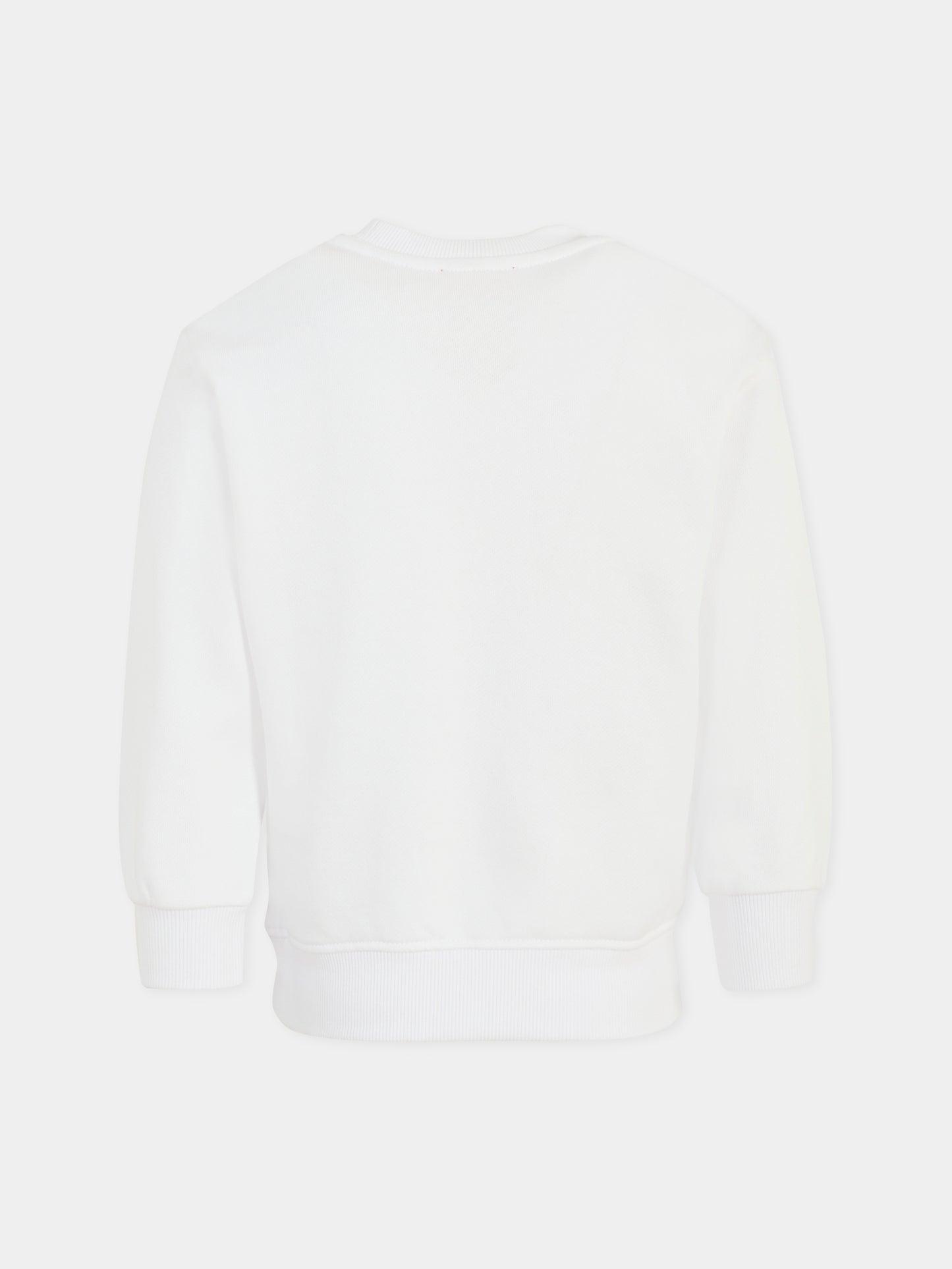 Felpa bianca per bambino con logo,Diesel,J02482-KYAQK-K100