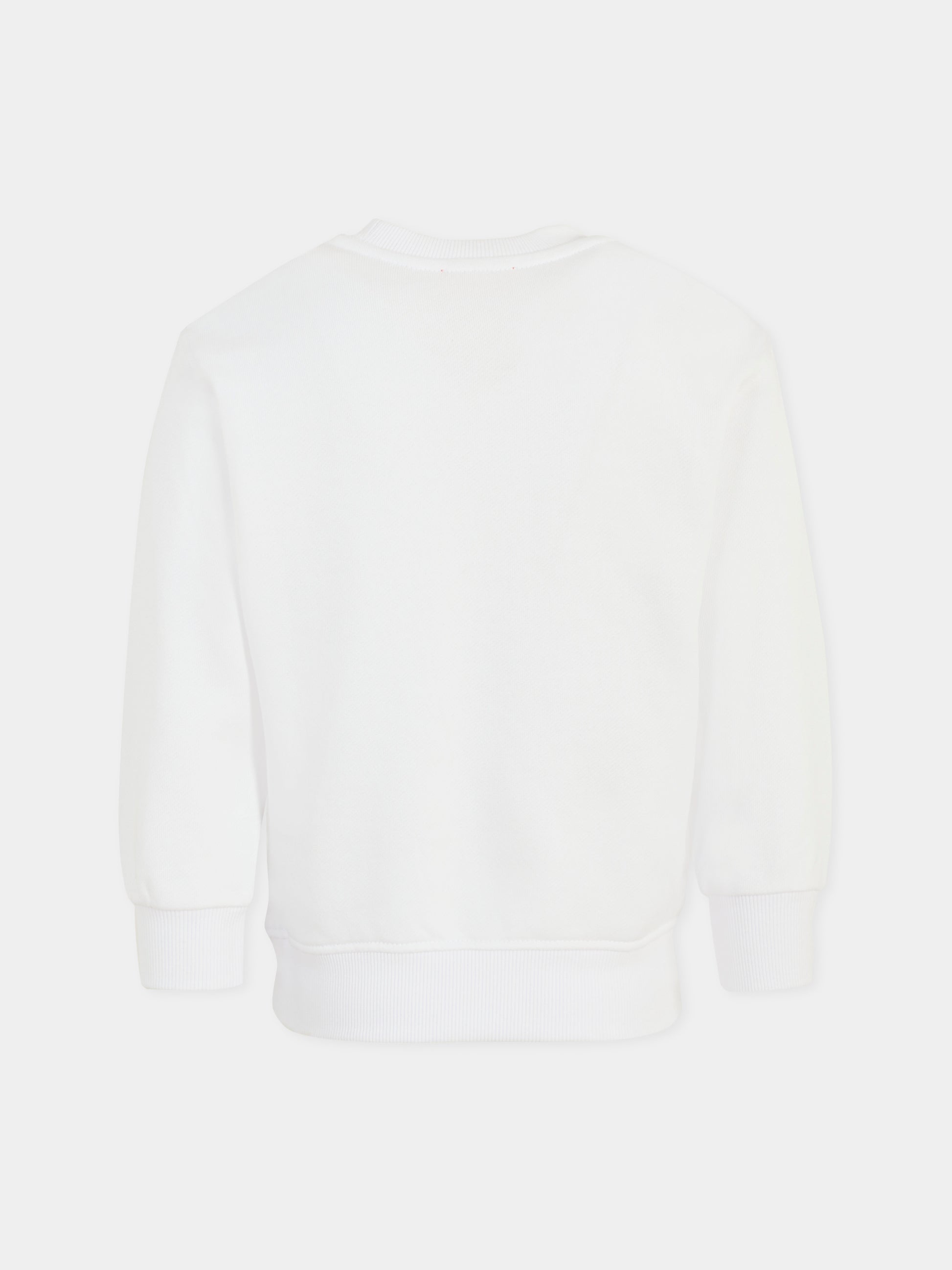 Felpa bianca per bambino con logo,Diesel,J02482-KYAQK-K100