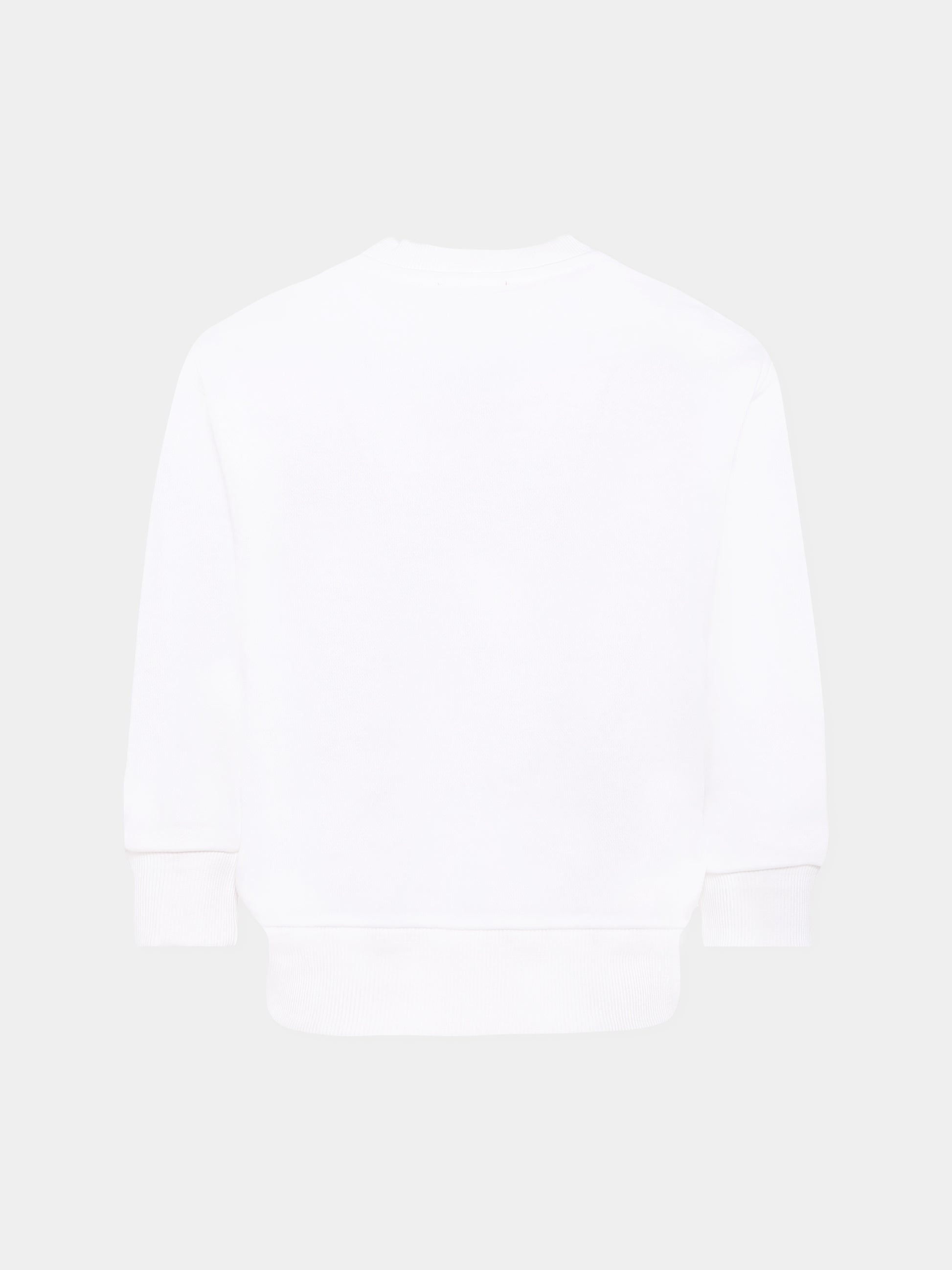 Felpa bianca per bambino con logo,Diesel,J02483-KYAZ3-K100