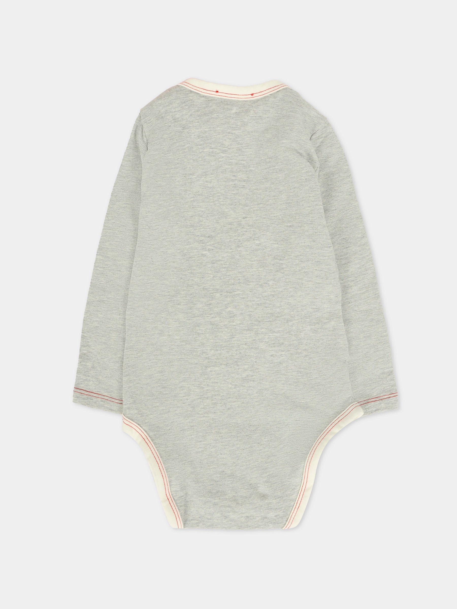 Set body grigio per neonato con logo,Diesel,N00085-KYAVU-K963