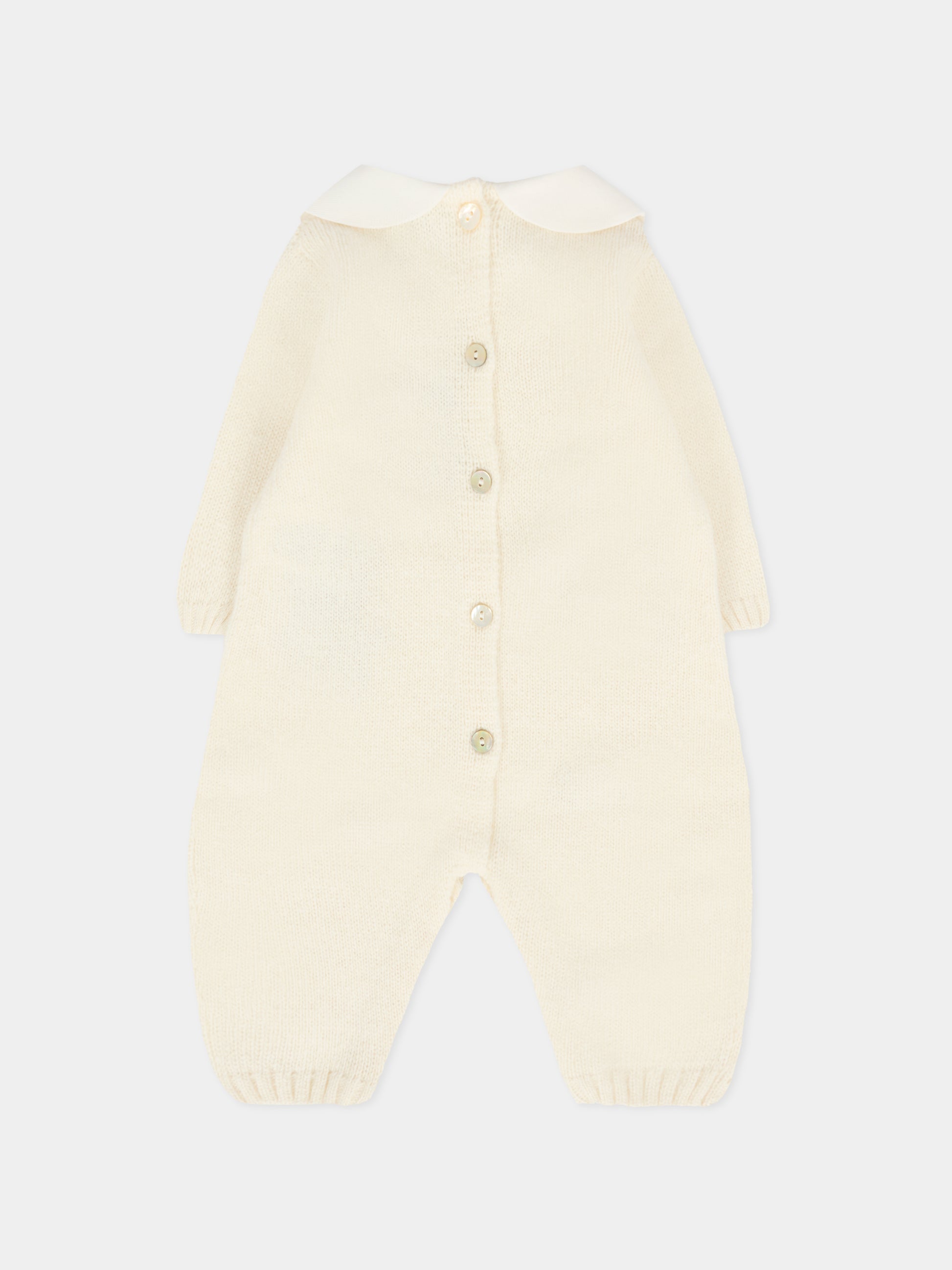 Tutina avorio per neonati con orsetti,J.o. Milano,561A1 PANNA