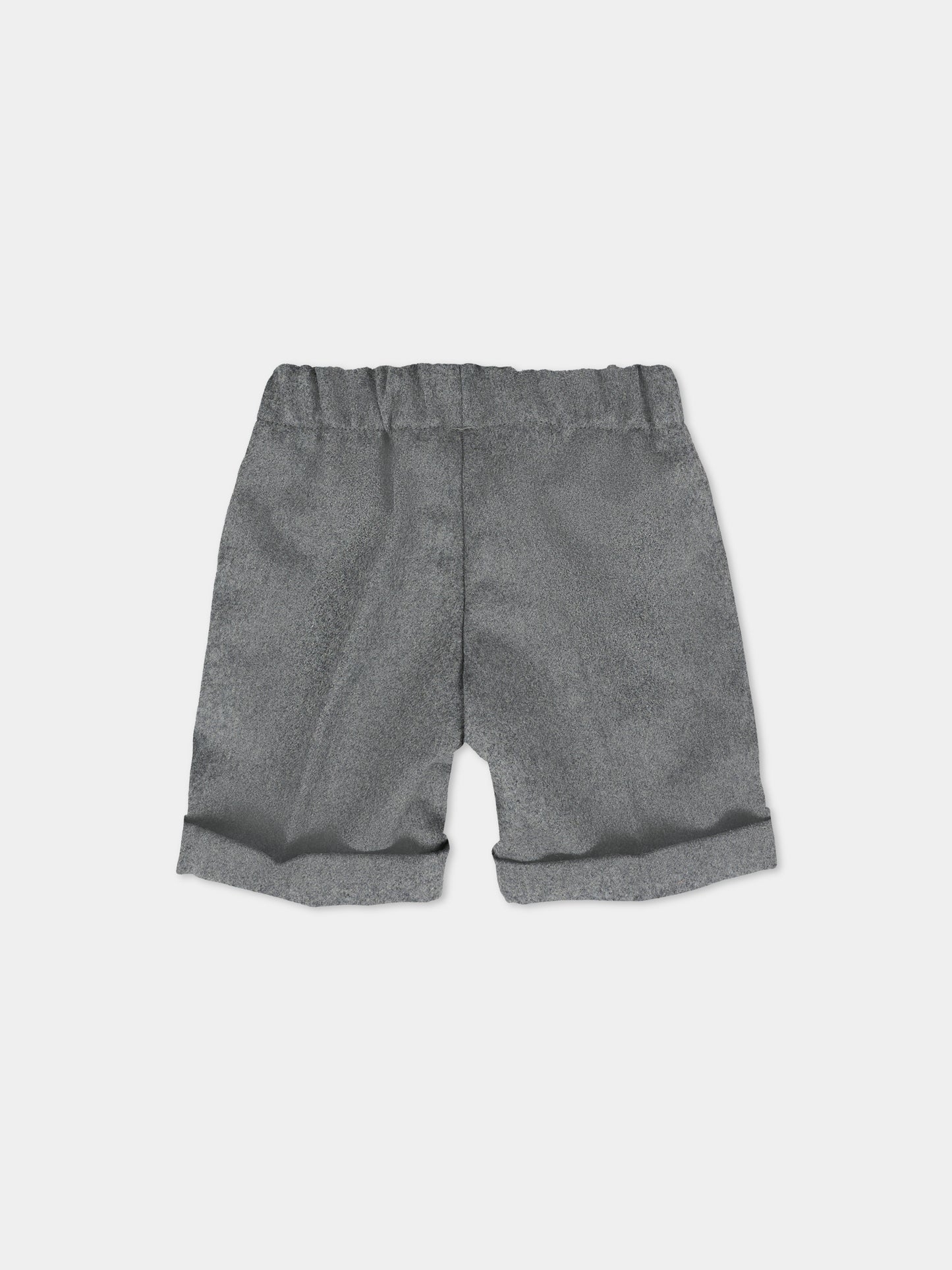 Shorts grigi per neonato,J.o. Milano,564Z1 GRIGIO