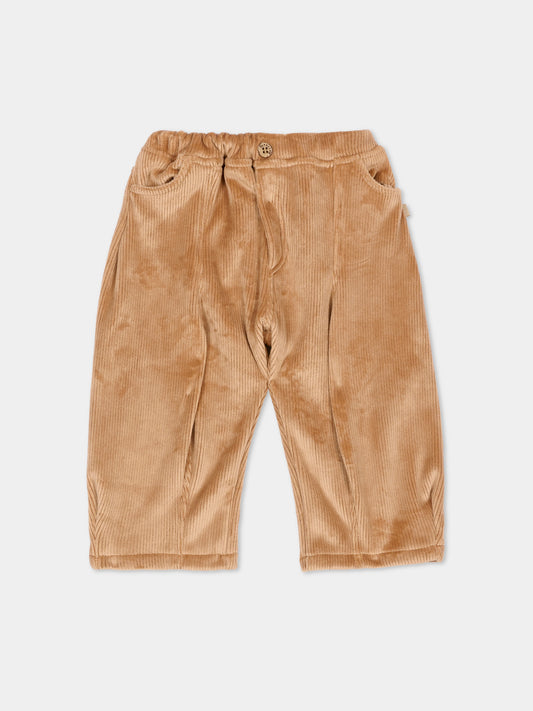 Pantaloni marroni per neonato,Bamboom,1026 TAN CAMEL