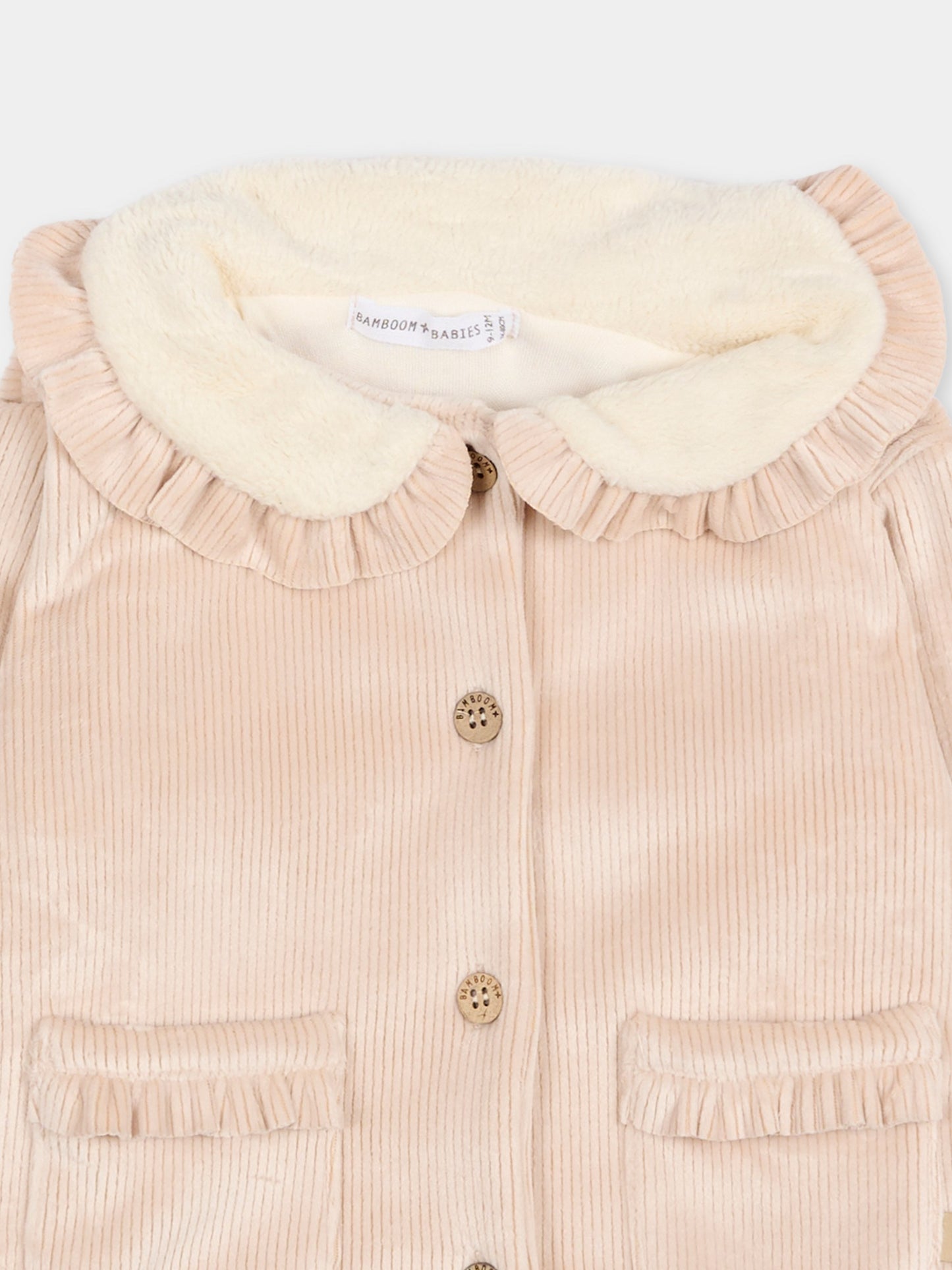 Giubbotto rosa per neonata,Bamboom,1034 VINTAGE PINK