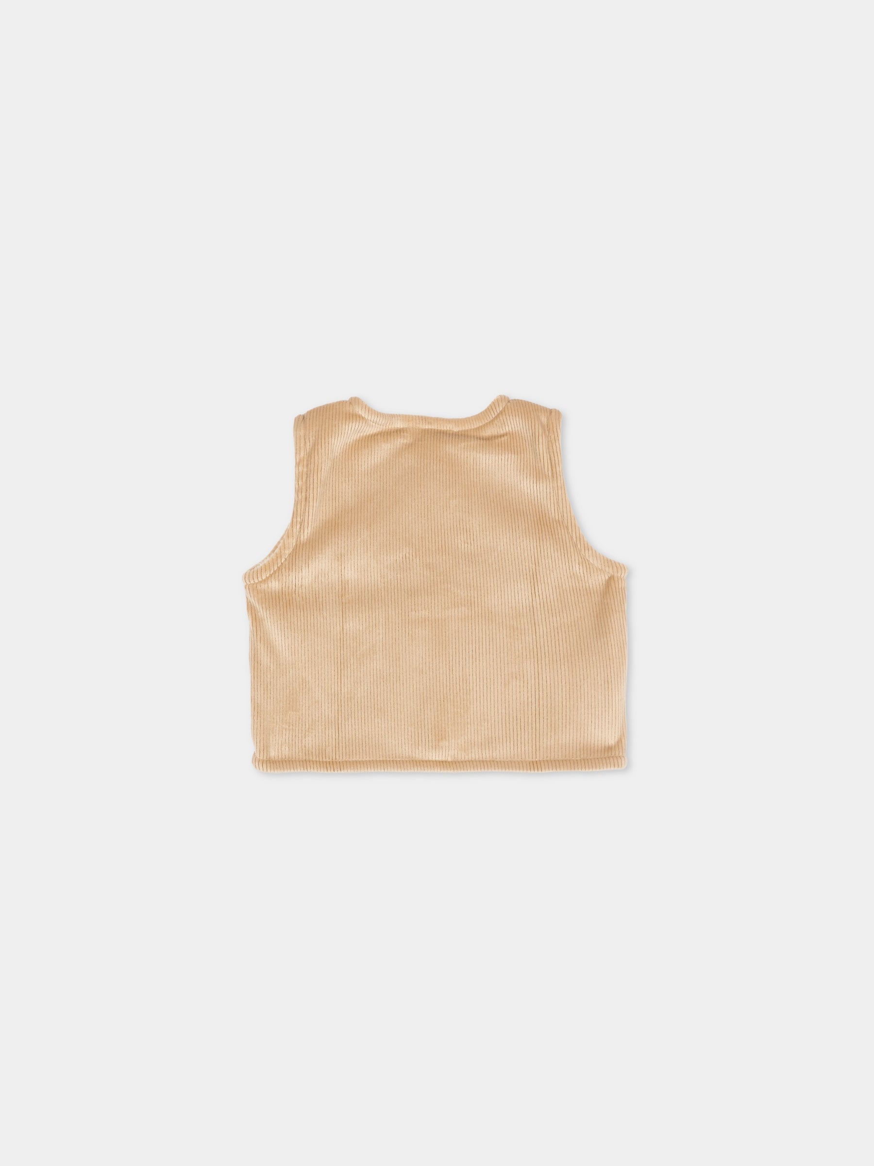 Gilet reversibile beige per neonati,Bamboom,1057 MOCHA SAND