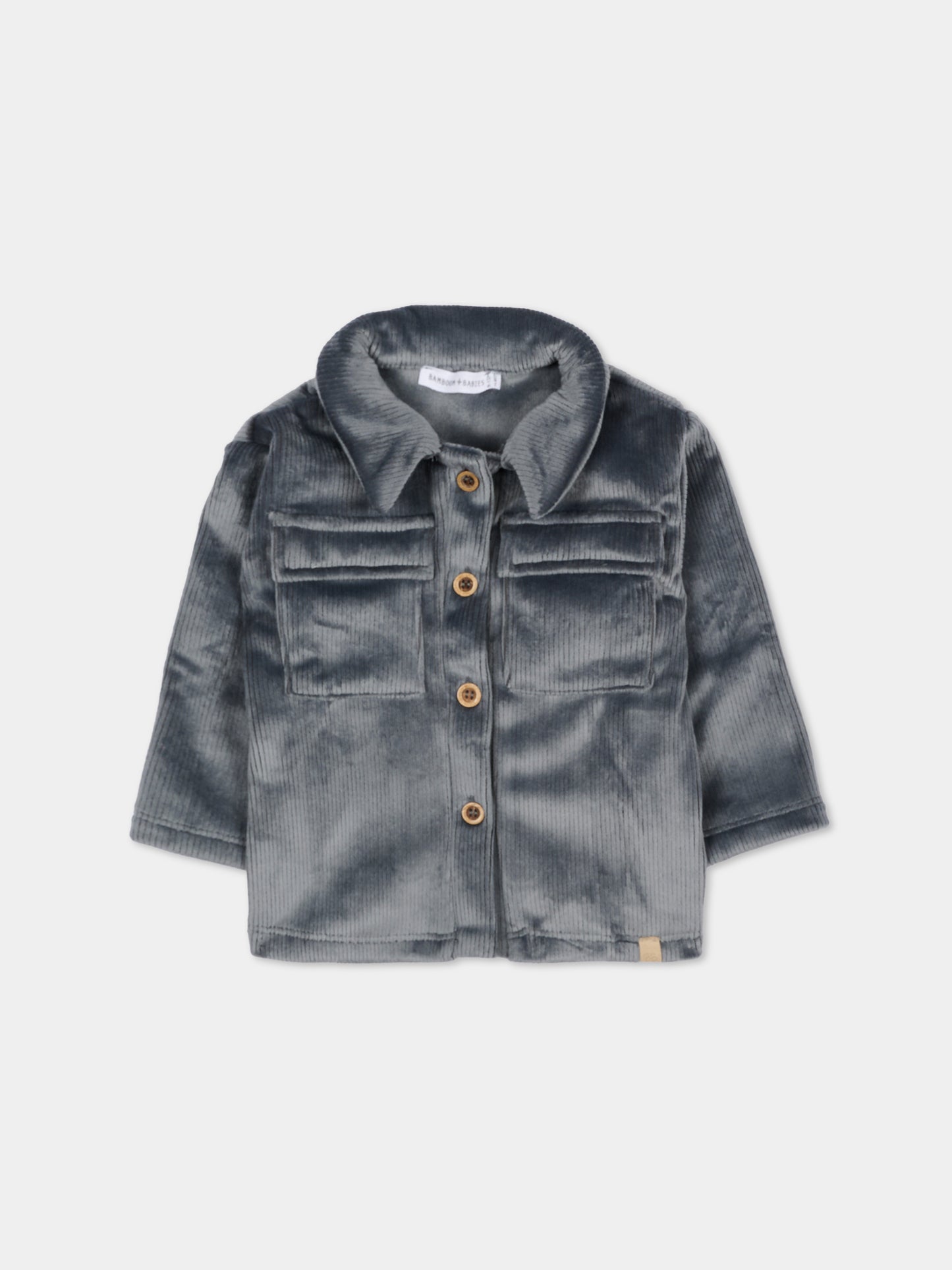 Camicia blu per neonato,Bamboom,1058 MIDNIGHT BLUE