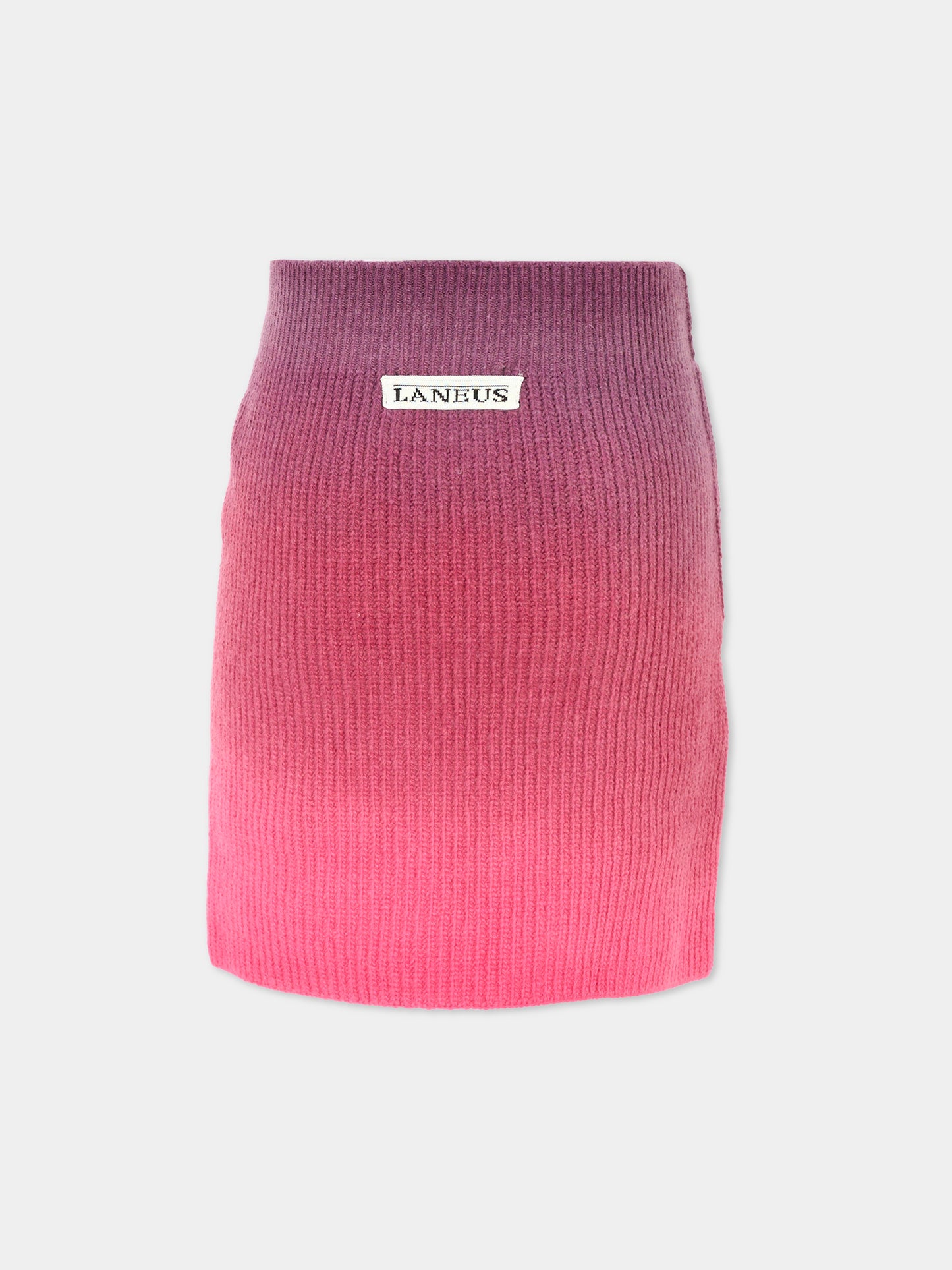 Gonna multicolor per bambina con patch,Laneus,F5LKJGKK115 247