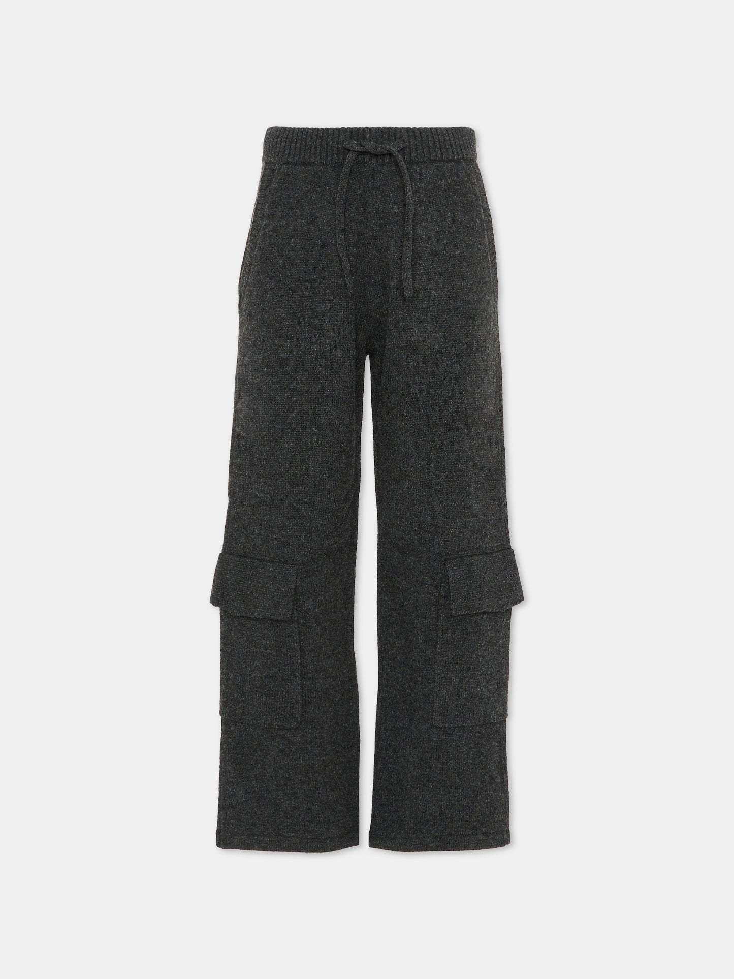 Pantaloni grigi per bambini con logo,Laneus,F5LKJUKT107 106