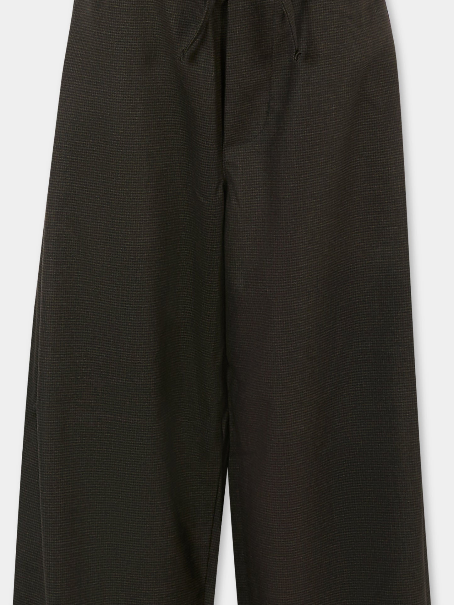 Pantaloni marroni per bambini con stampa pied de poule,Laneus,F5LKJUPA102 920