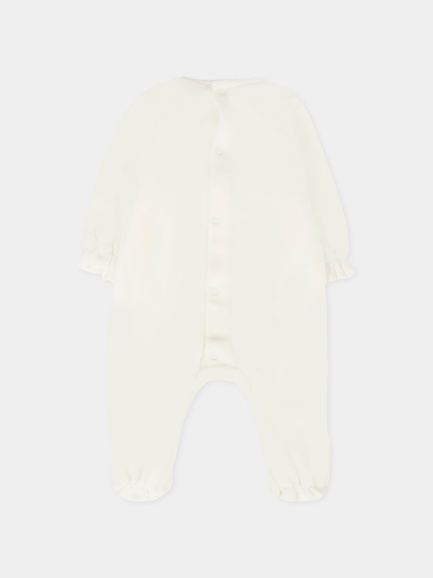 Tutina avorio per neonata con fiocchi,Paz Rodríguez,005 193151 60 T362