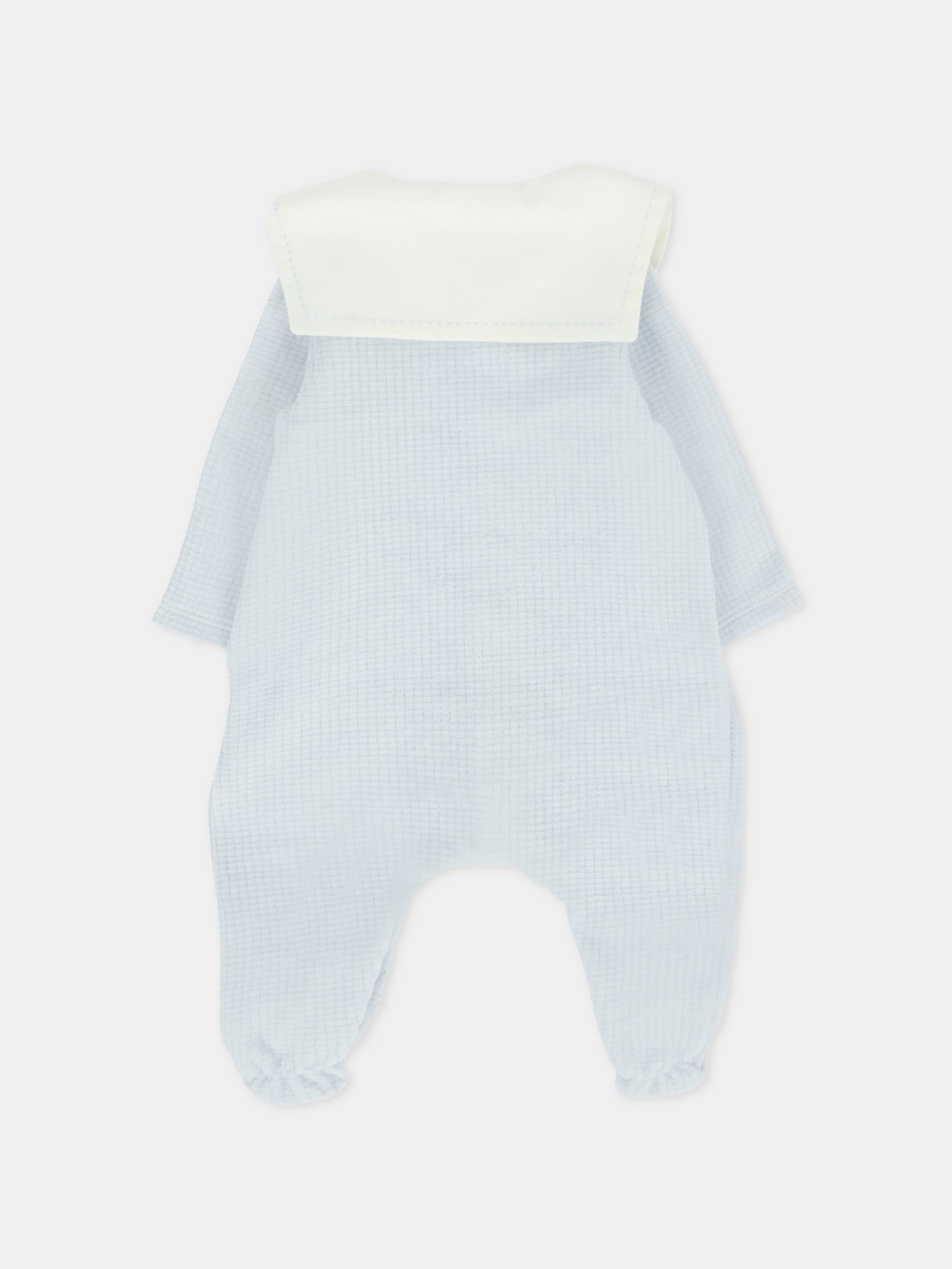 Tutina celeste per neonato con logo,Paz Rodríguez,005 193155 86 T20240