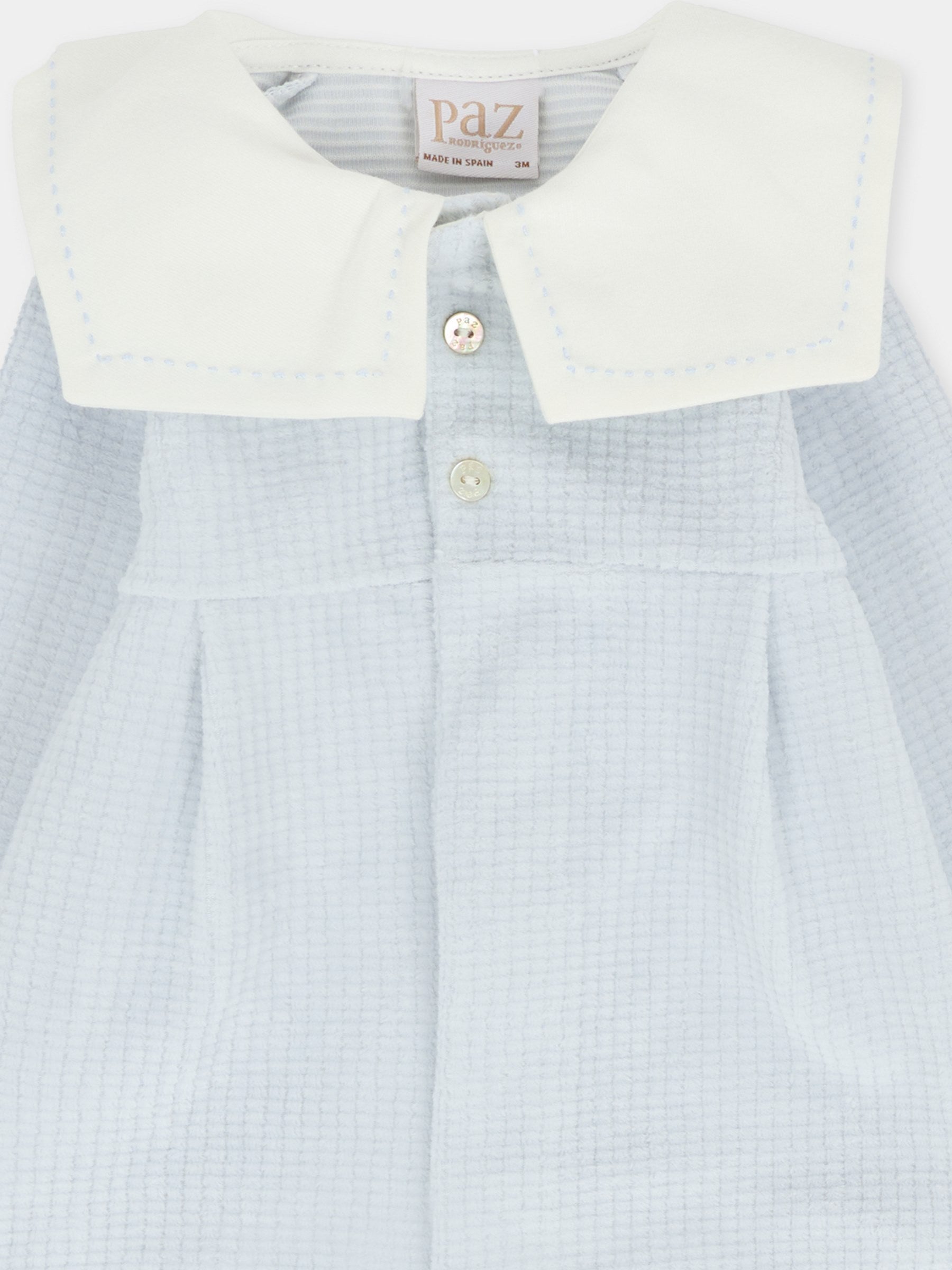 Tutina celeste per neonato con logo,Paz Rodríguez,005 193155 86 T20240