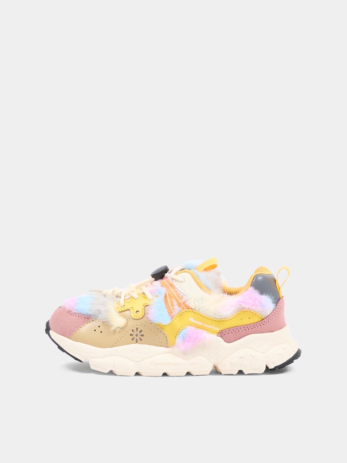 Sneakers Yamano multicolor per bambini con logo,Flower Mountain,0012015497 49 2M80