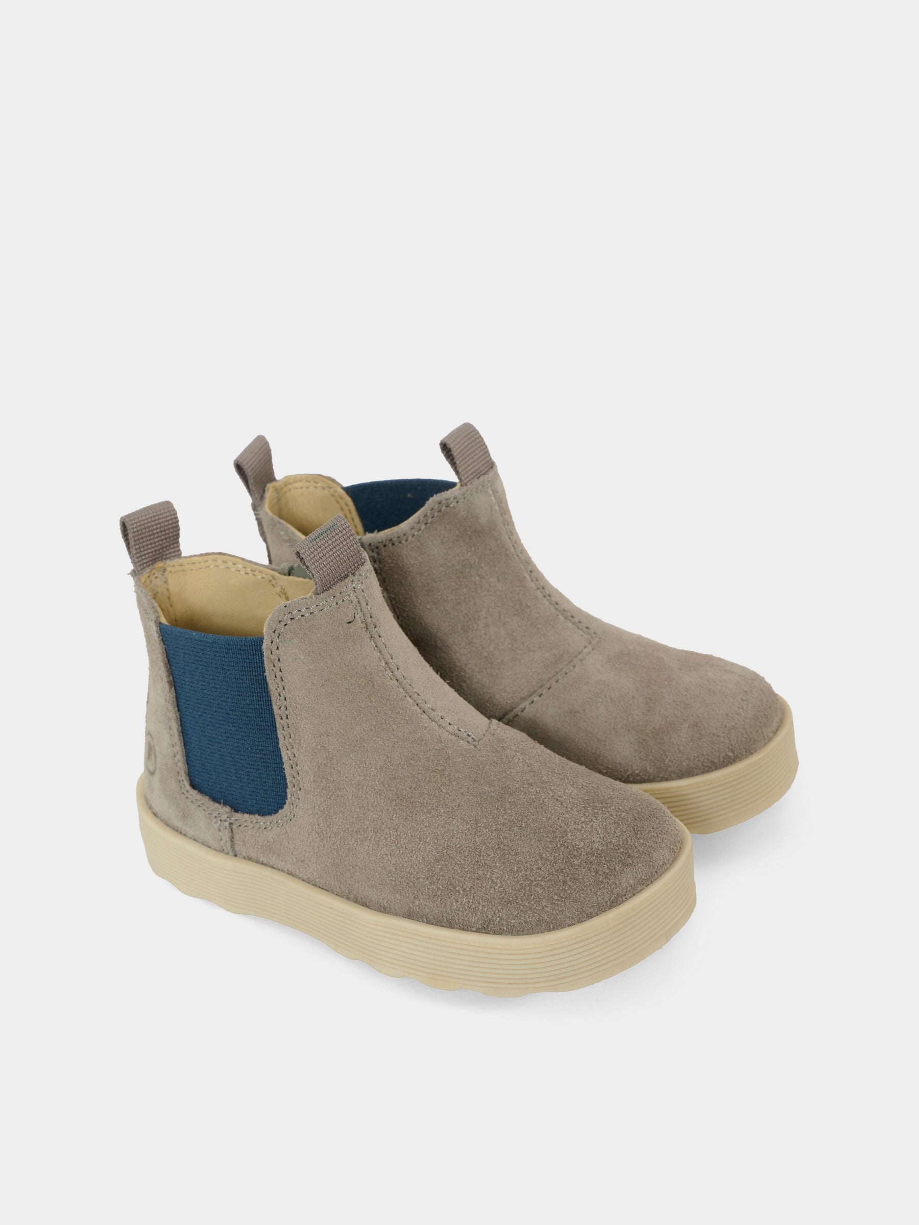 Sivaletti grigi per bambino con logo,Falcotto,0012501860 14 1B10