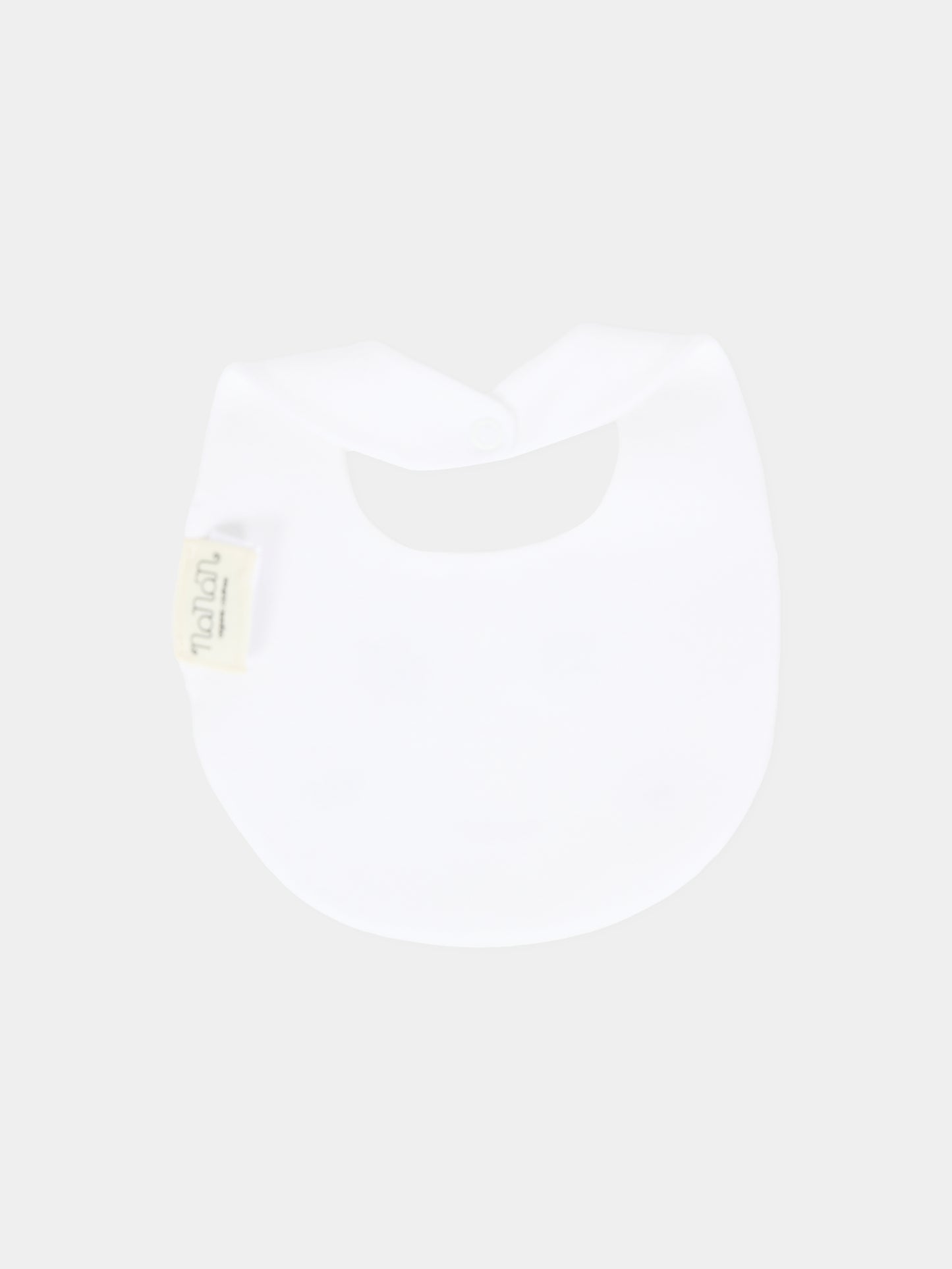 Bavaglino bianco per neonati con ape,Nanán,I25006B