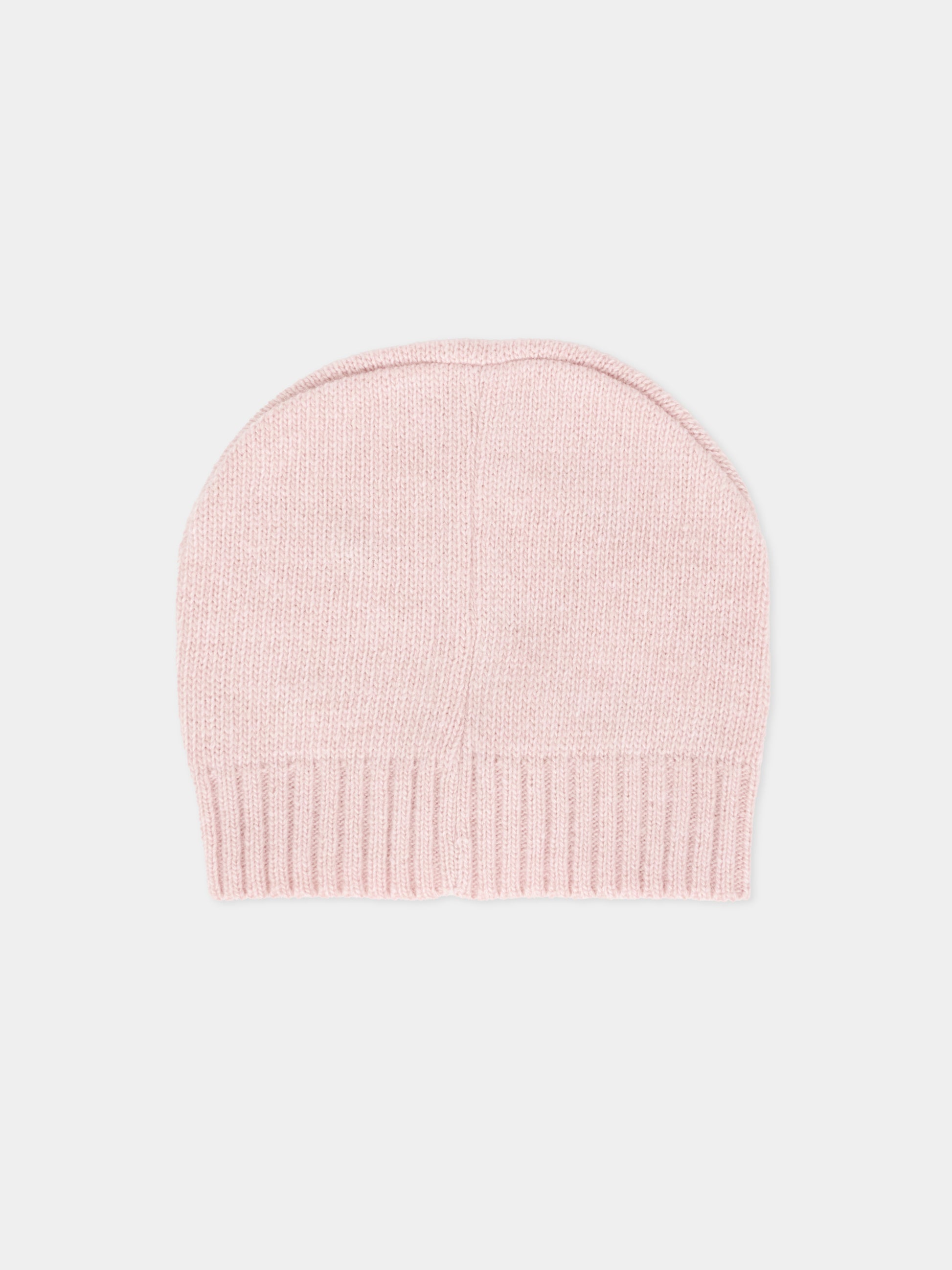 Berretto rosa  per neonata con ape,Nanán,I25014R