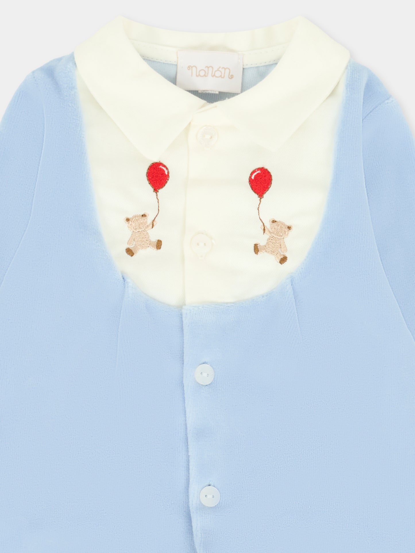 Tutina azzurra per neonato con orsetti,Nanán,I25130A