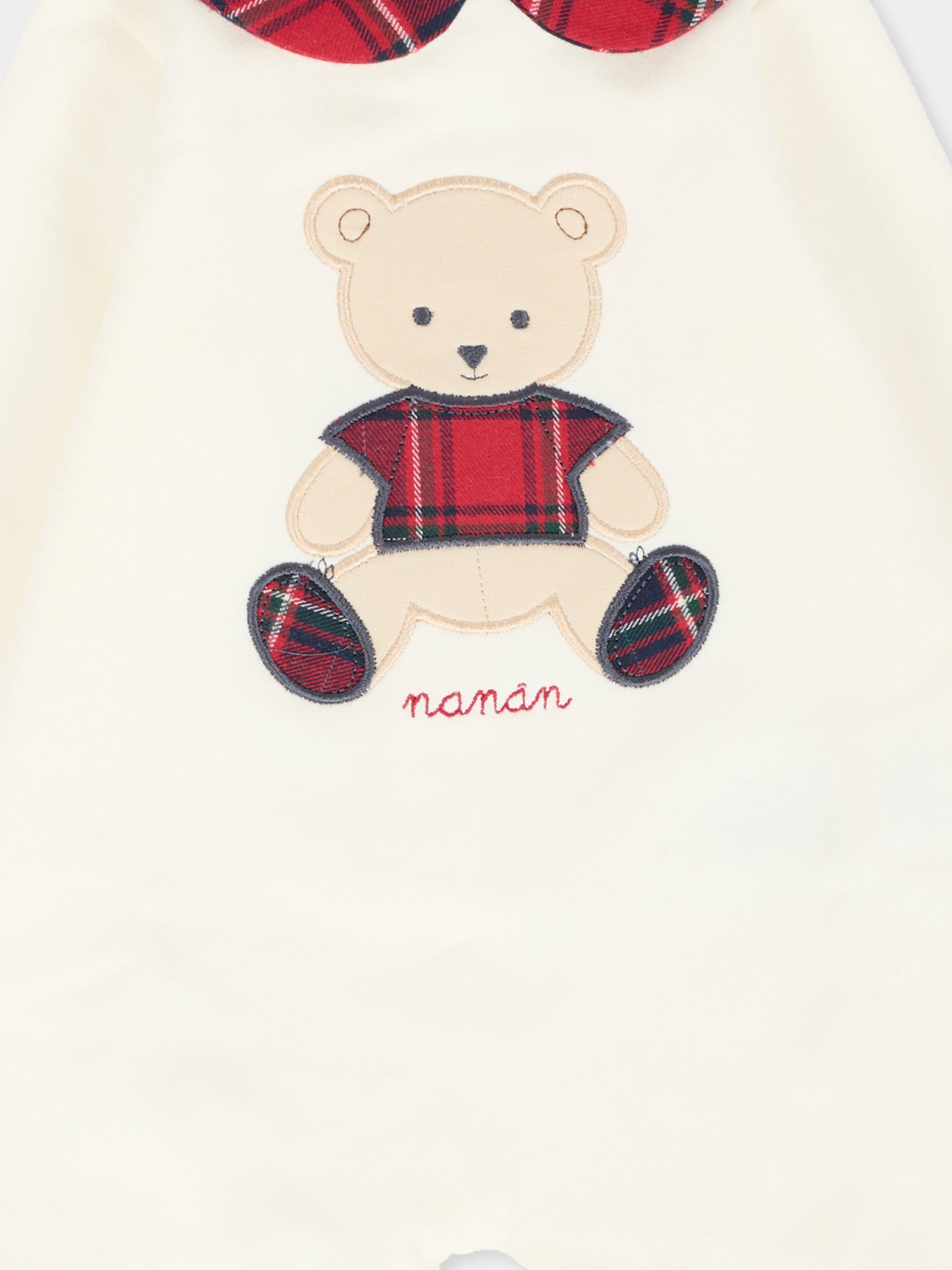 Tutina avorio per neonata con orsetto,Nanán,I25442B
